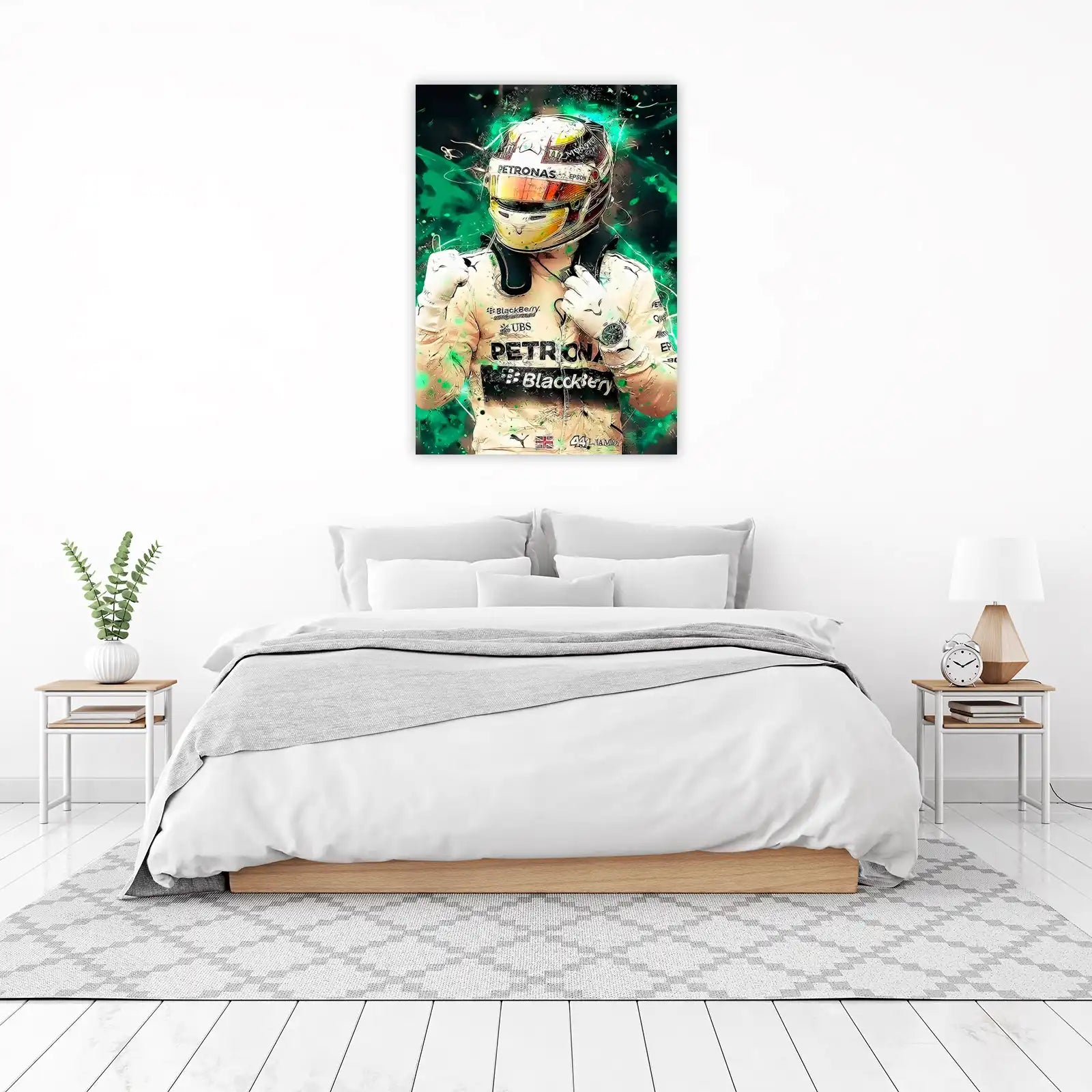 Lewis Hamilton F1 Champion "Victory" Wall Art