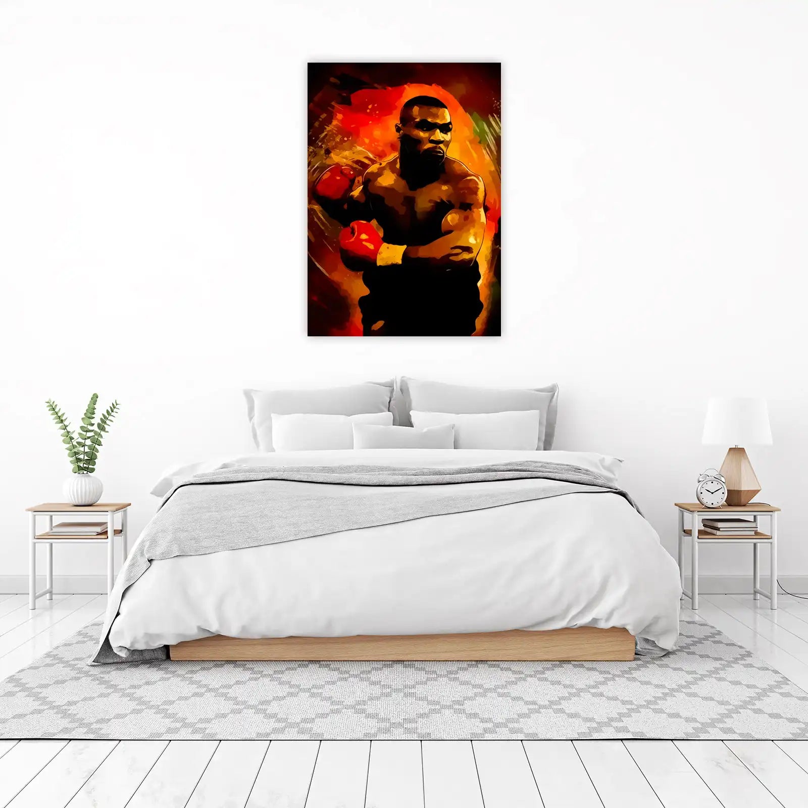 Mike Tyson Punch King Boxing Wall Art