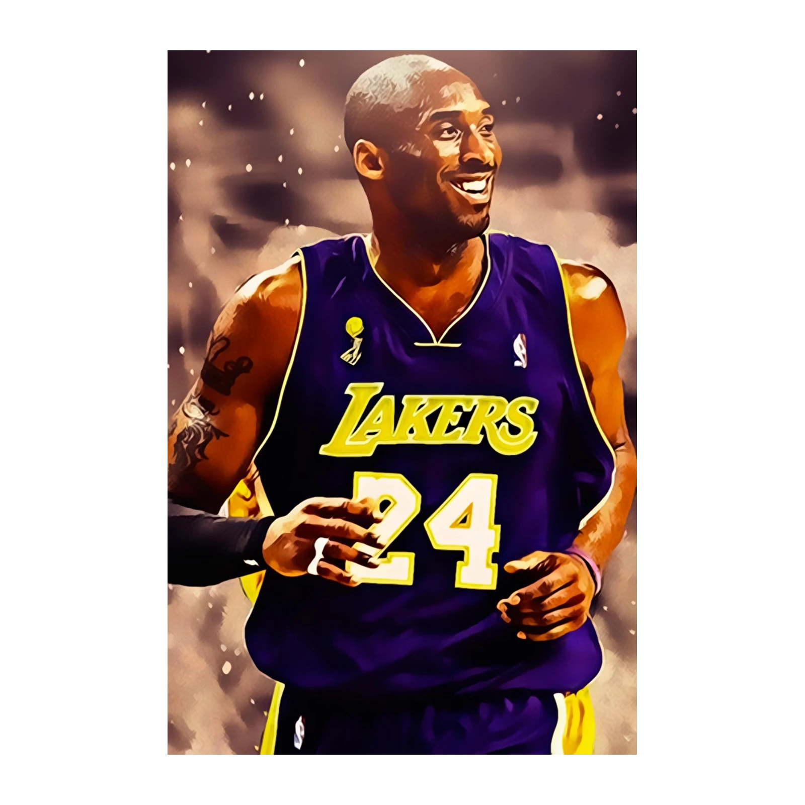 Kobe Bryant 24 Lakers Artwork Wall Art