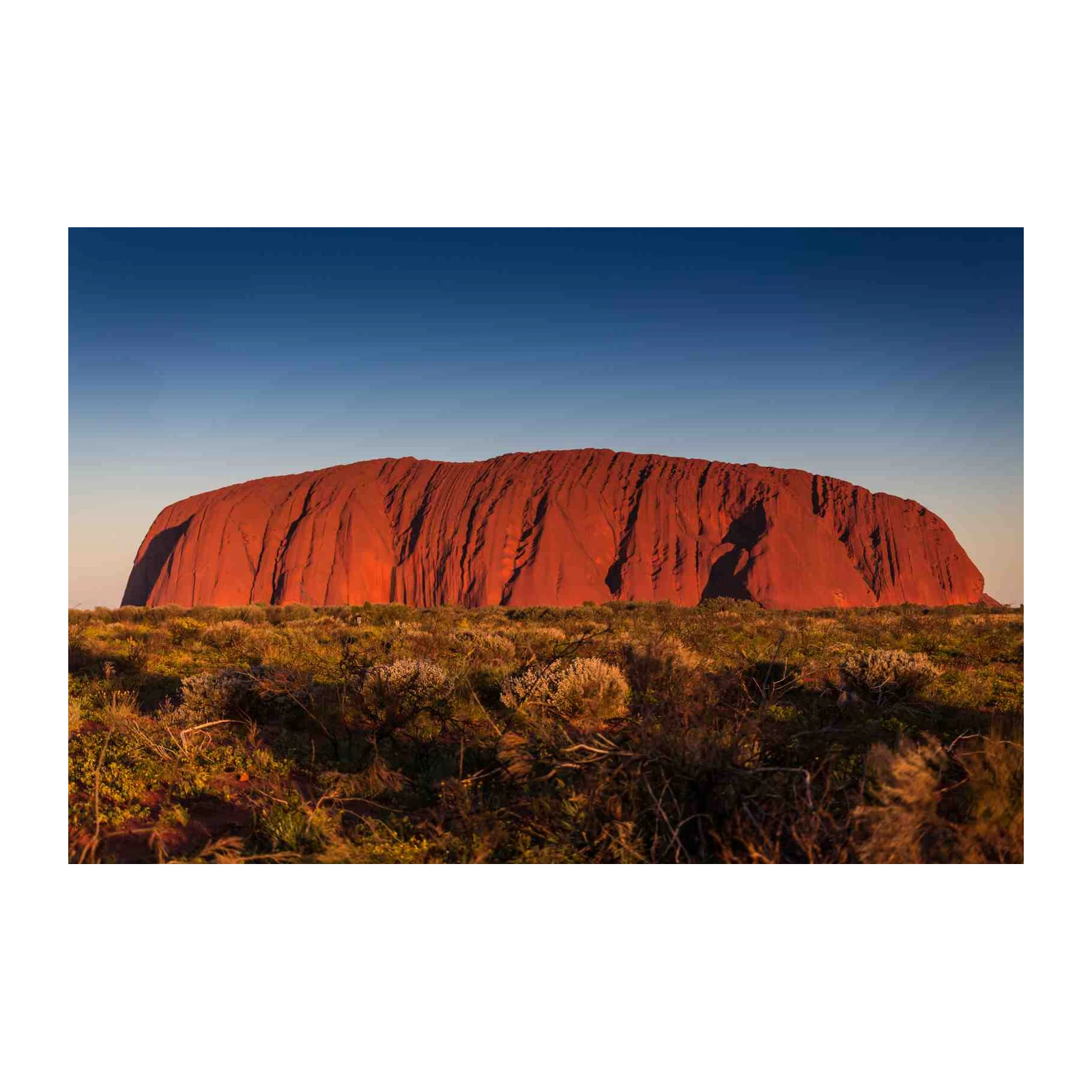 Majestic Uluru Sunrise Landscape Wall Art