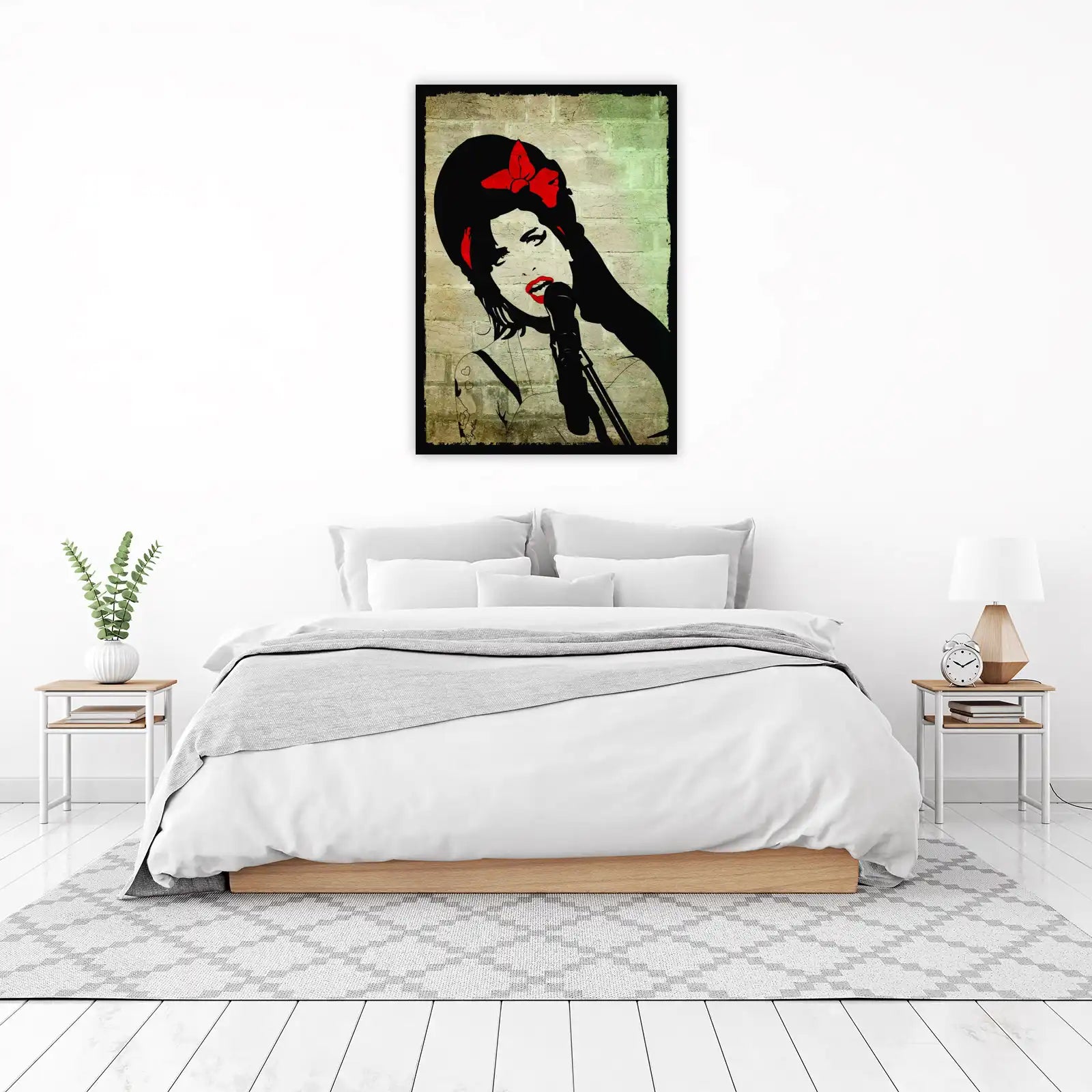 Iconic Singer Portrait Art Wall Art