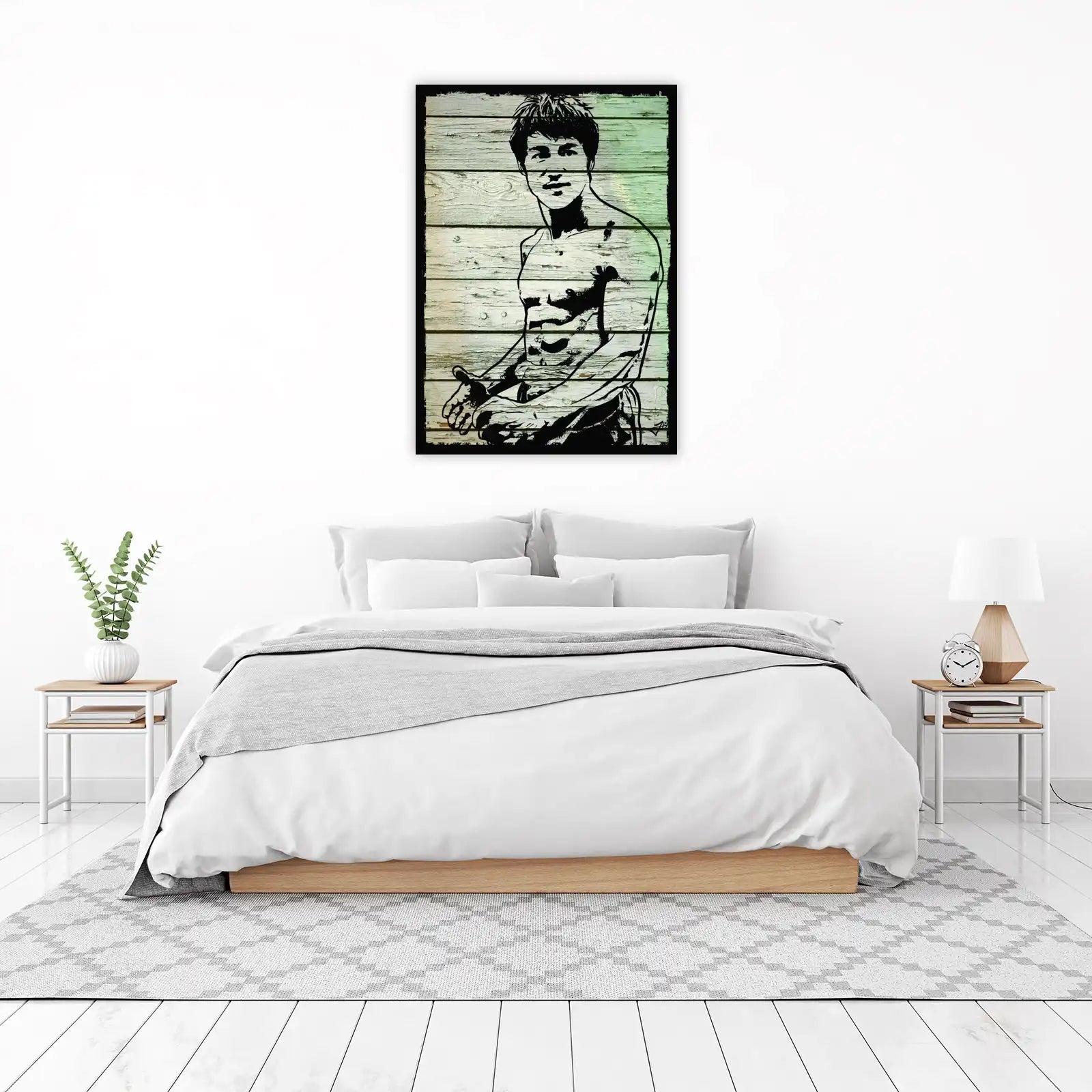 Vintage Athlete Portrait Wall Art