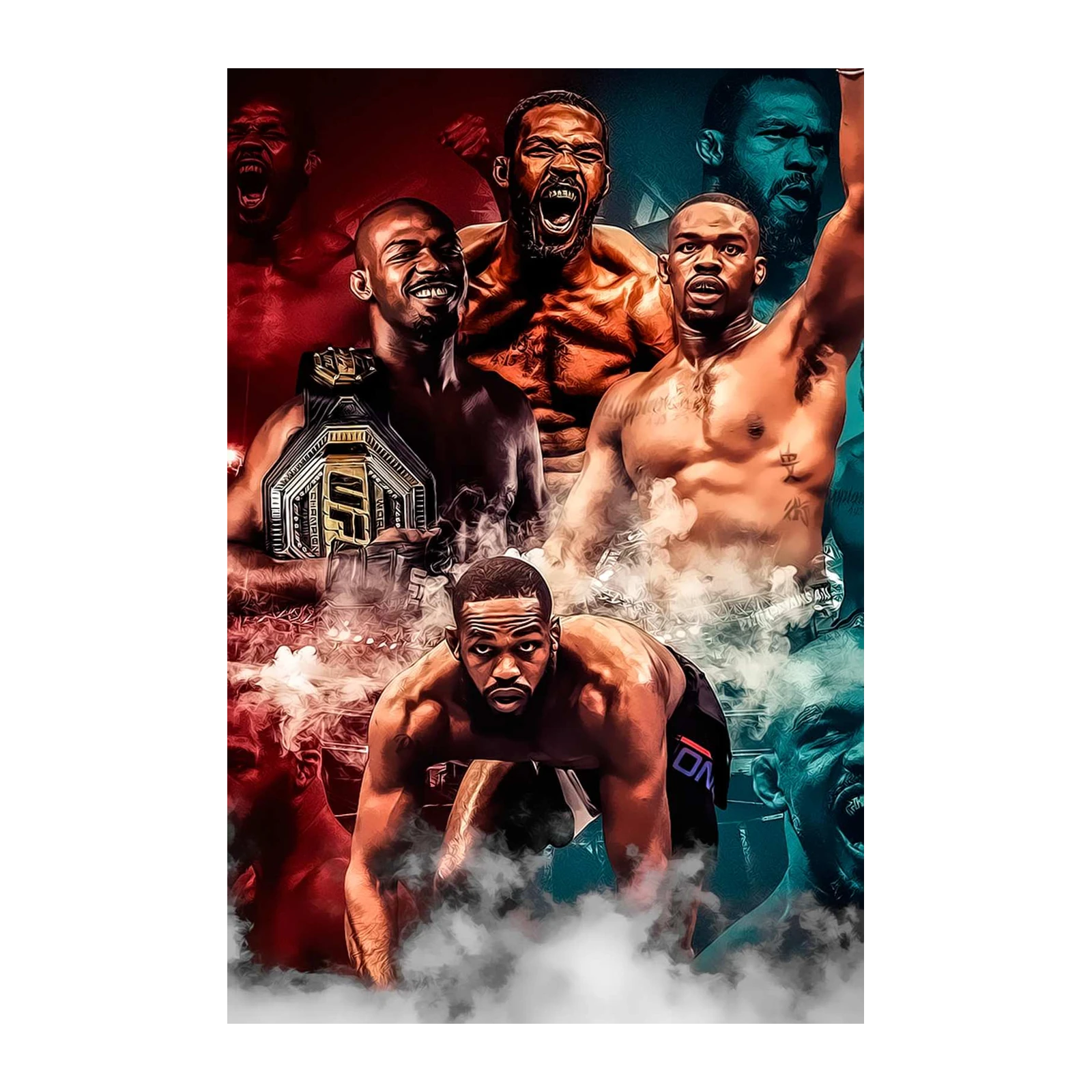 Jon Jones UFC Champion Wall Art