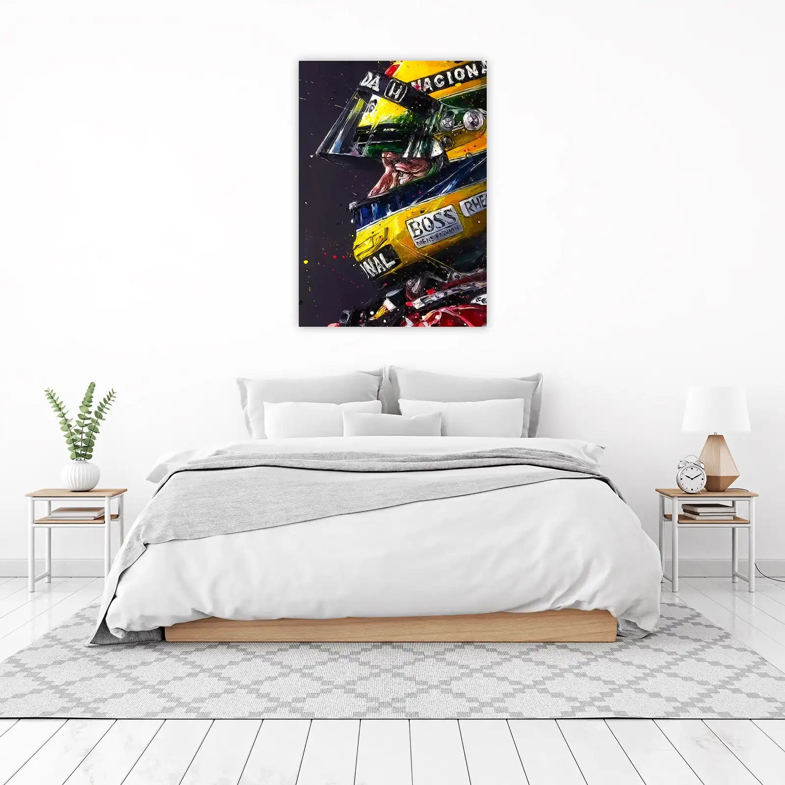 Ayrton Senna Racing Legend Wall Art