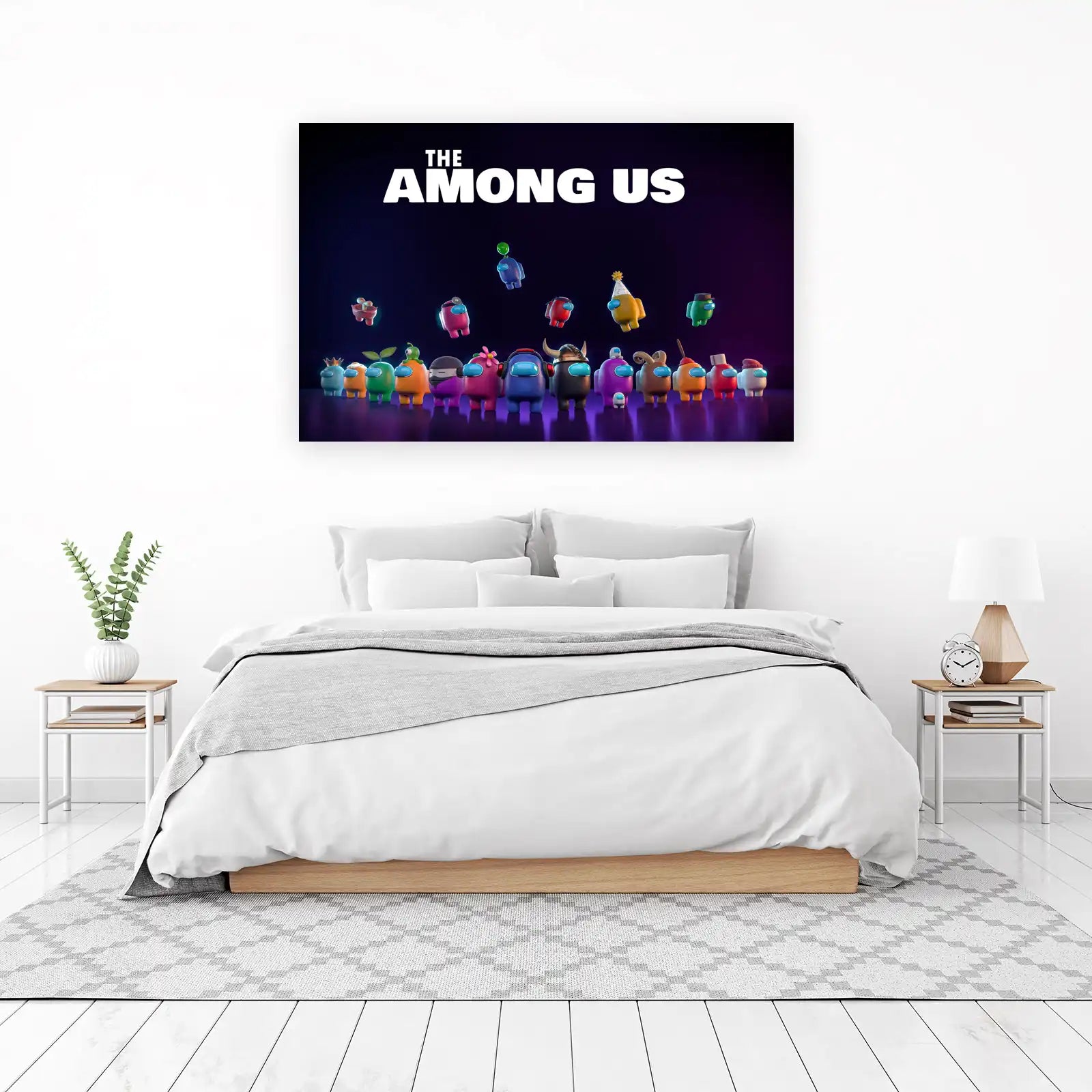 Vibrant Among Us Crewmates Wall Art