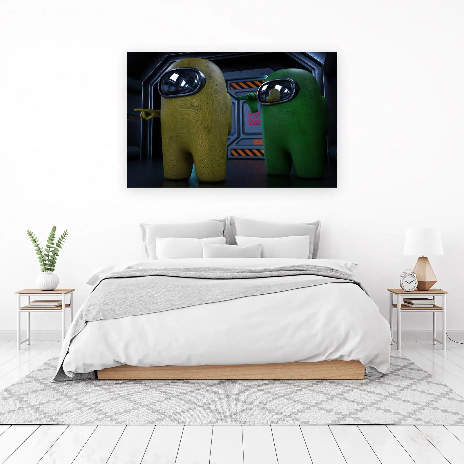 Suspicious Duo "Among Us" Inspired Wall Art