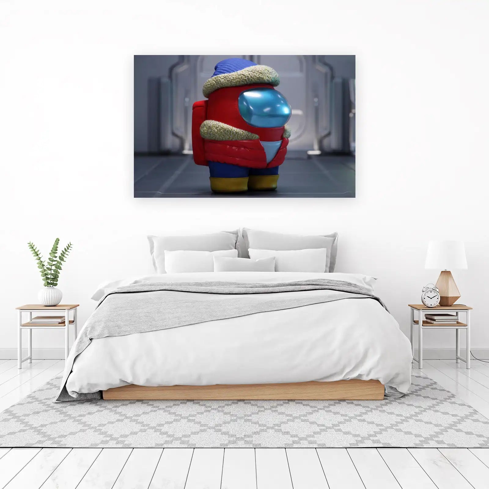 Cozy Crewmate Winter Adventure Wall Art