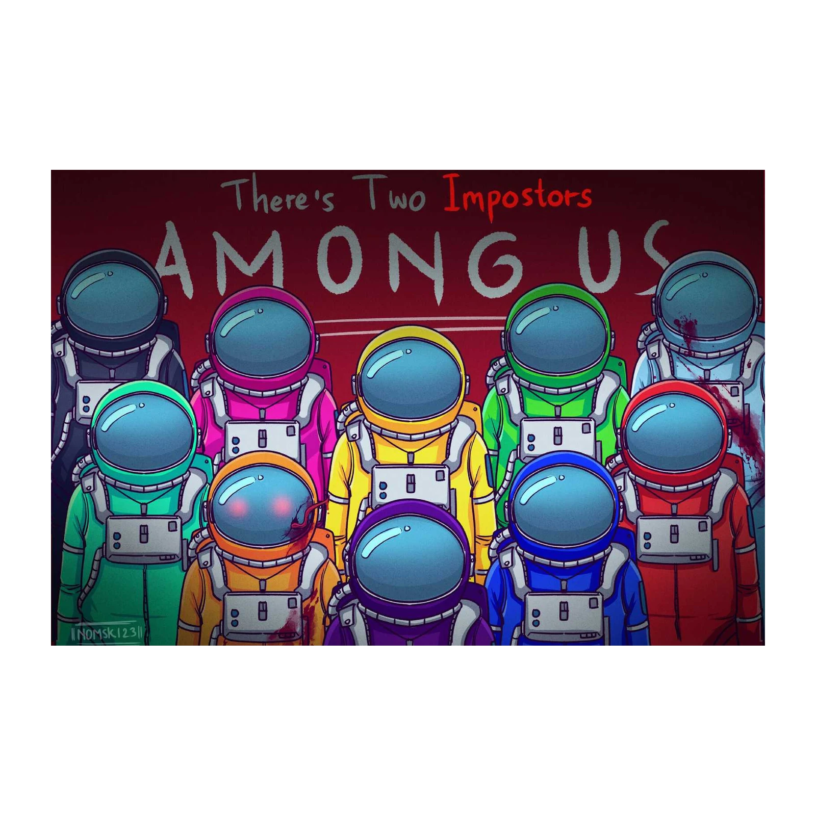 Among Us Crewmate Wall Art - Gaming Art