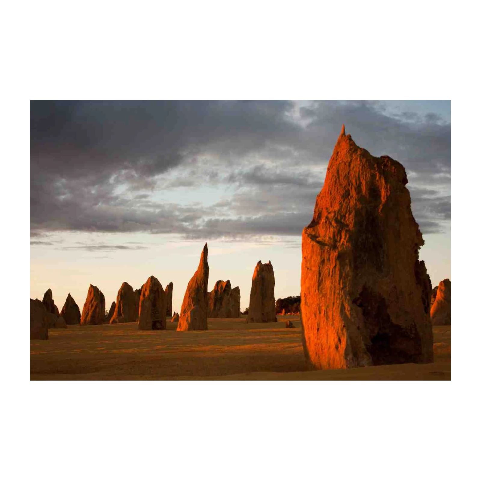 Golden Pinnacles Landscape Wall Art