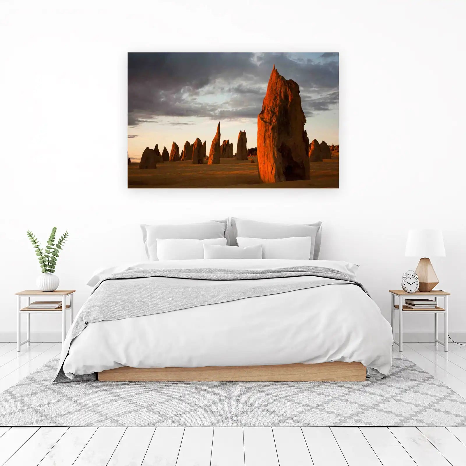 Golden Pinnacles Landscape Wall Art