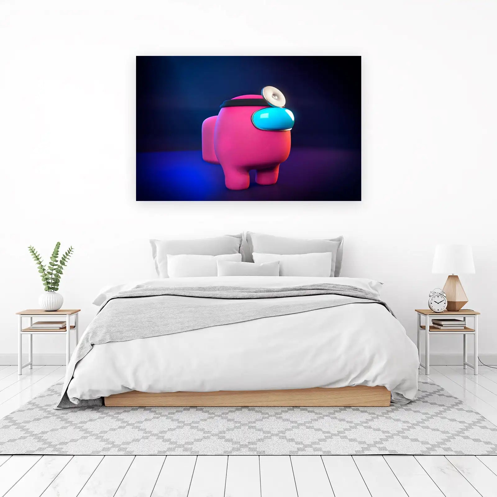 Pink Doctor Astronaut Wall Art