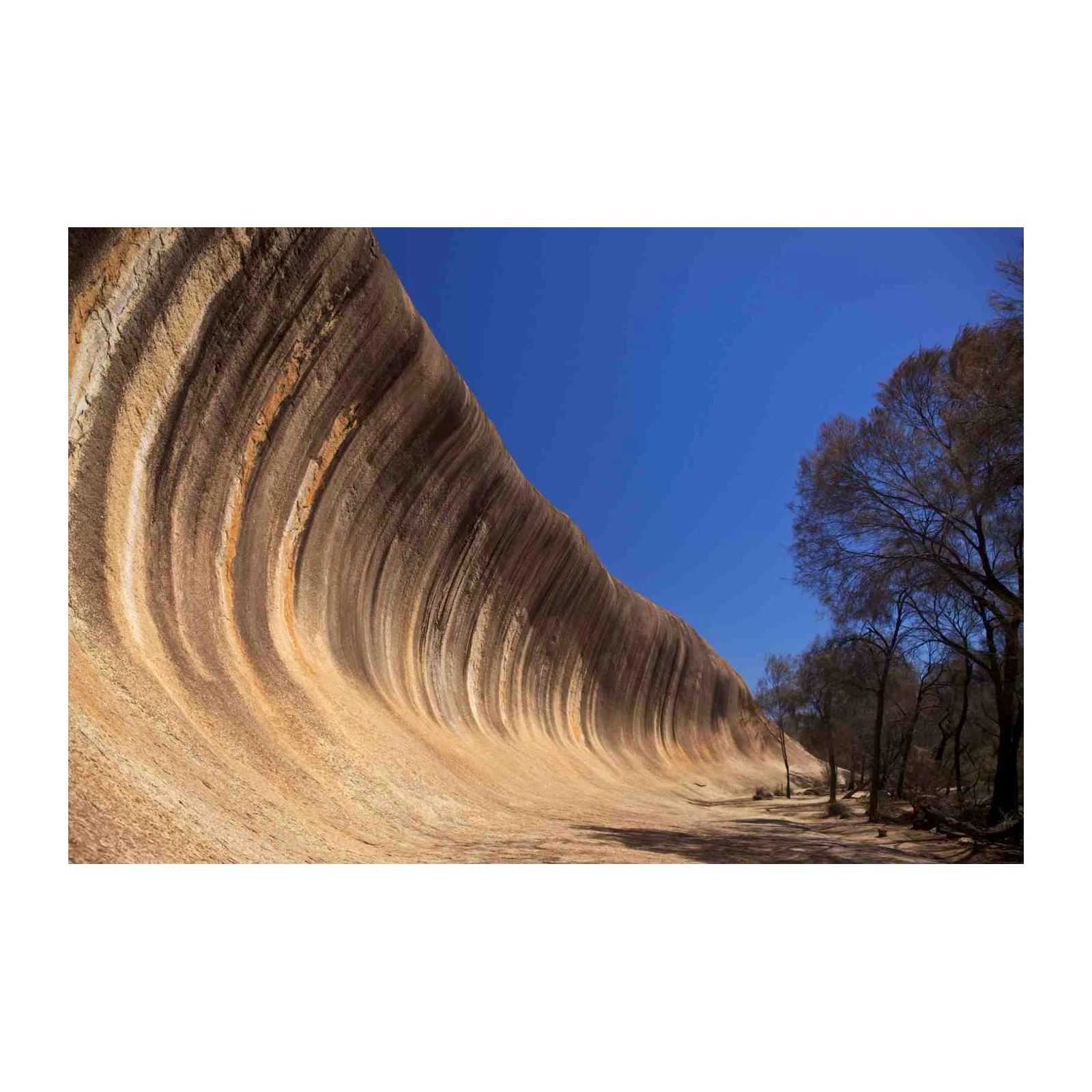 Wave Rock Nature Landscape Wall Art