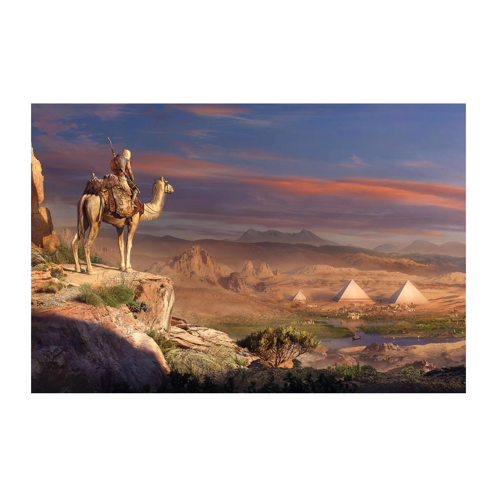 Ancient Egypt Camel Ride Wall Art