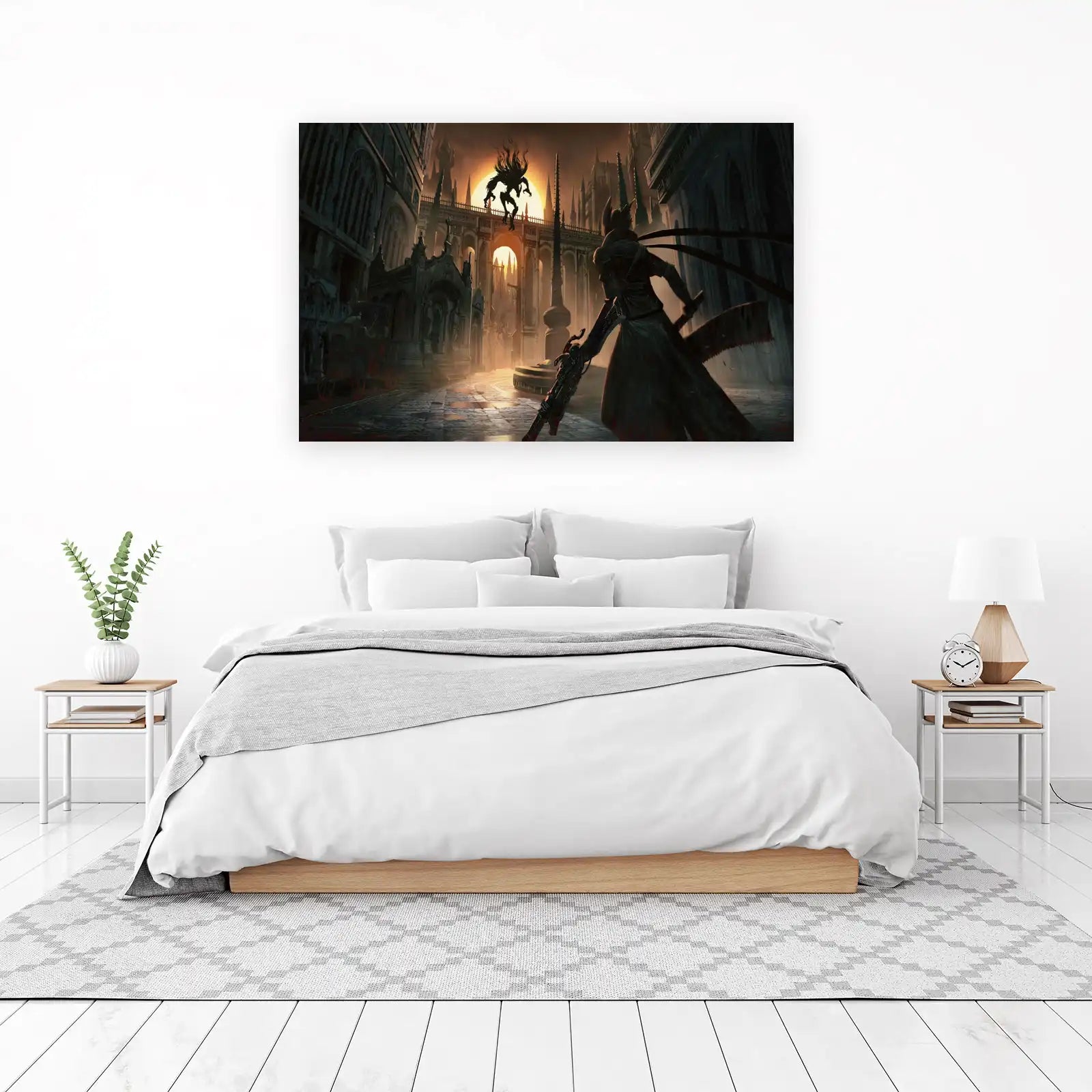 Gothic Hunter Confrontation Wall Art