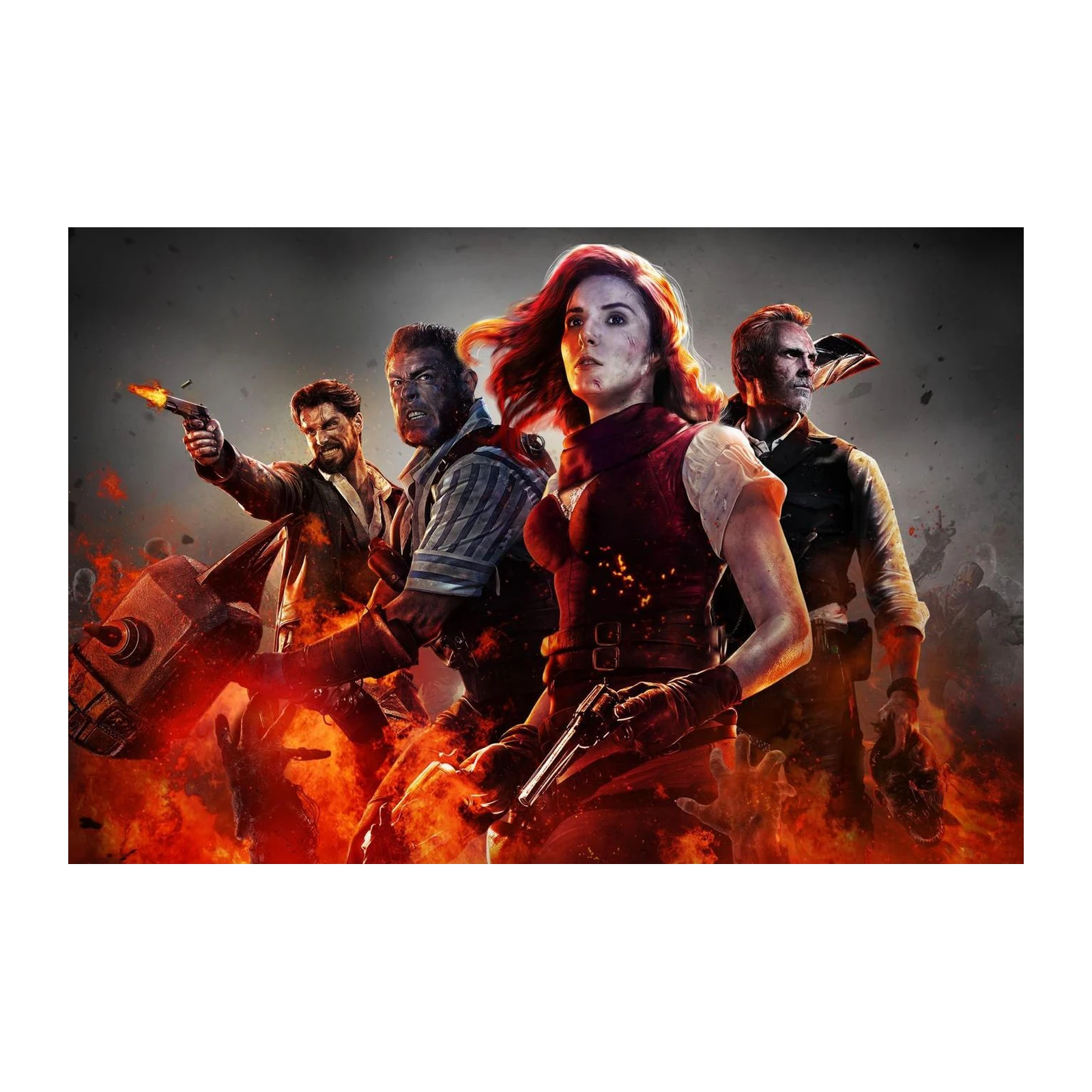Epic Zombie Hunters Action Wall Art