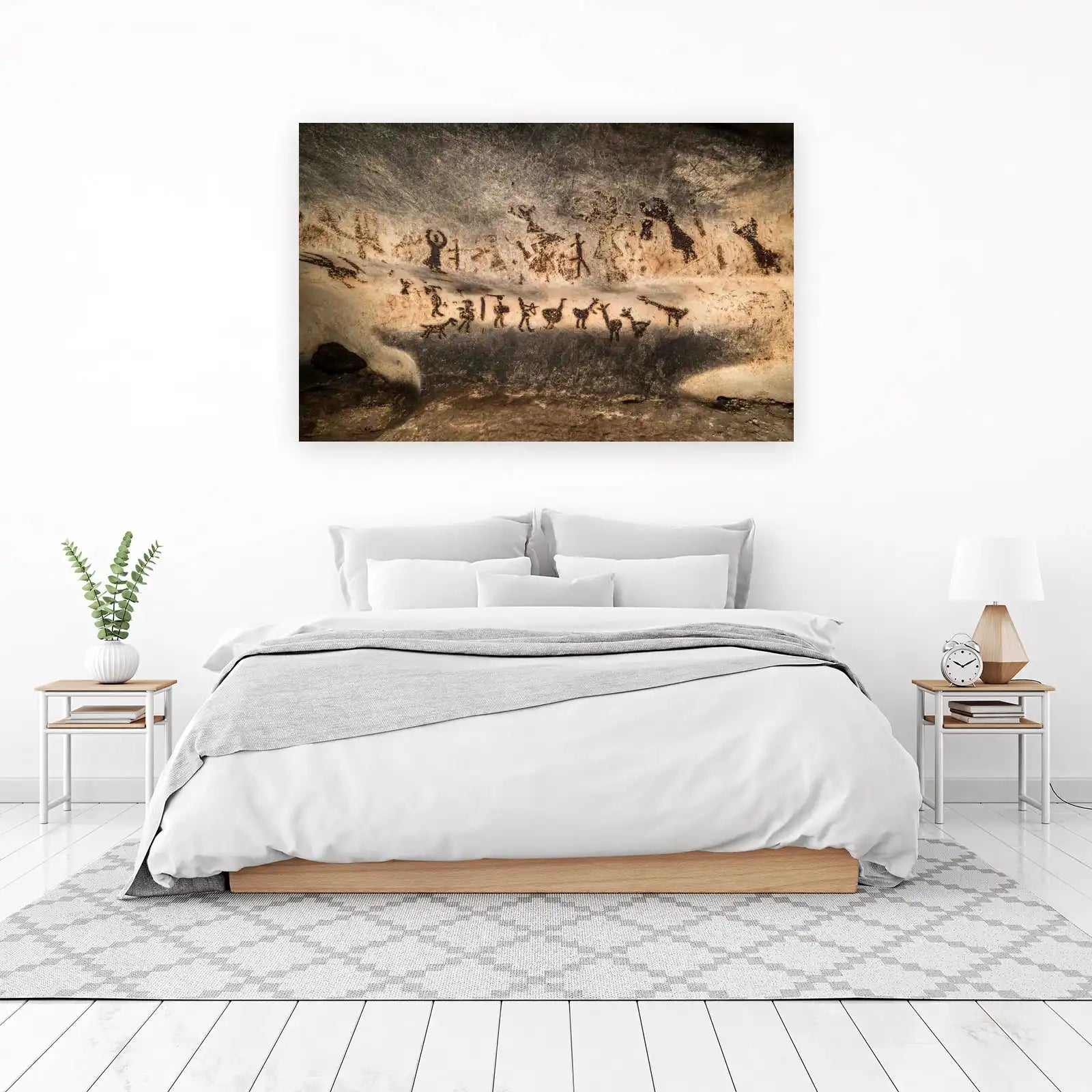 Ancient Cave Art Figures & Animals Wall Art