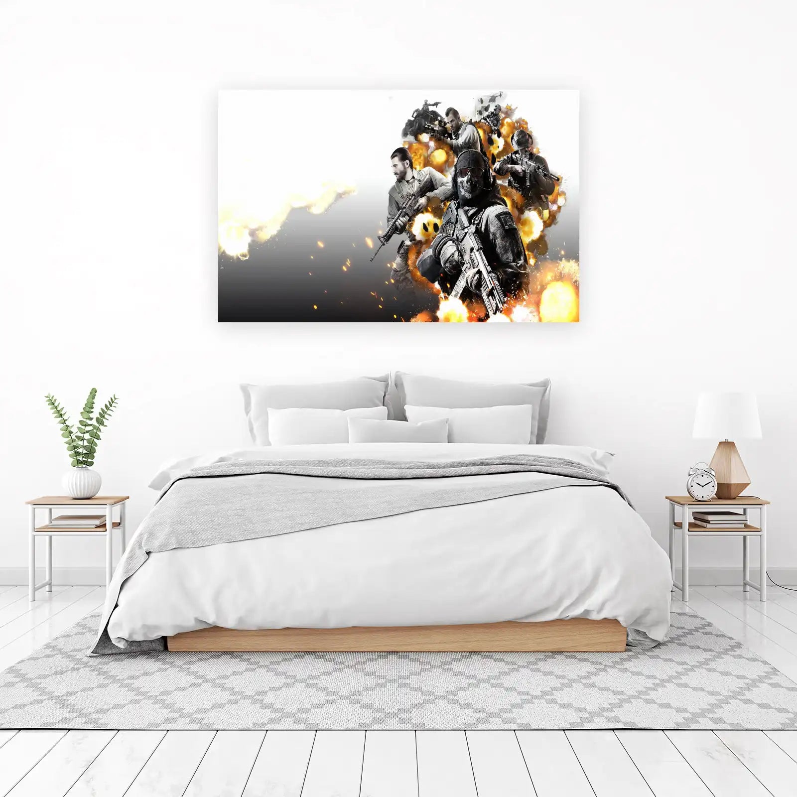 Tactical Ops Soldier Gaming Wall Art Wall Art