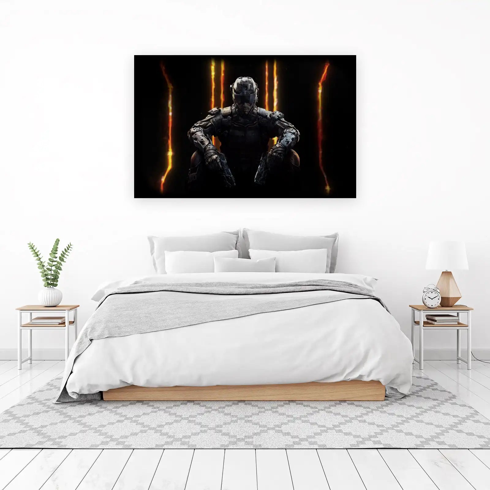 Futuristic Soldier Gaming Wall Art