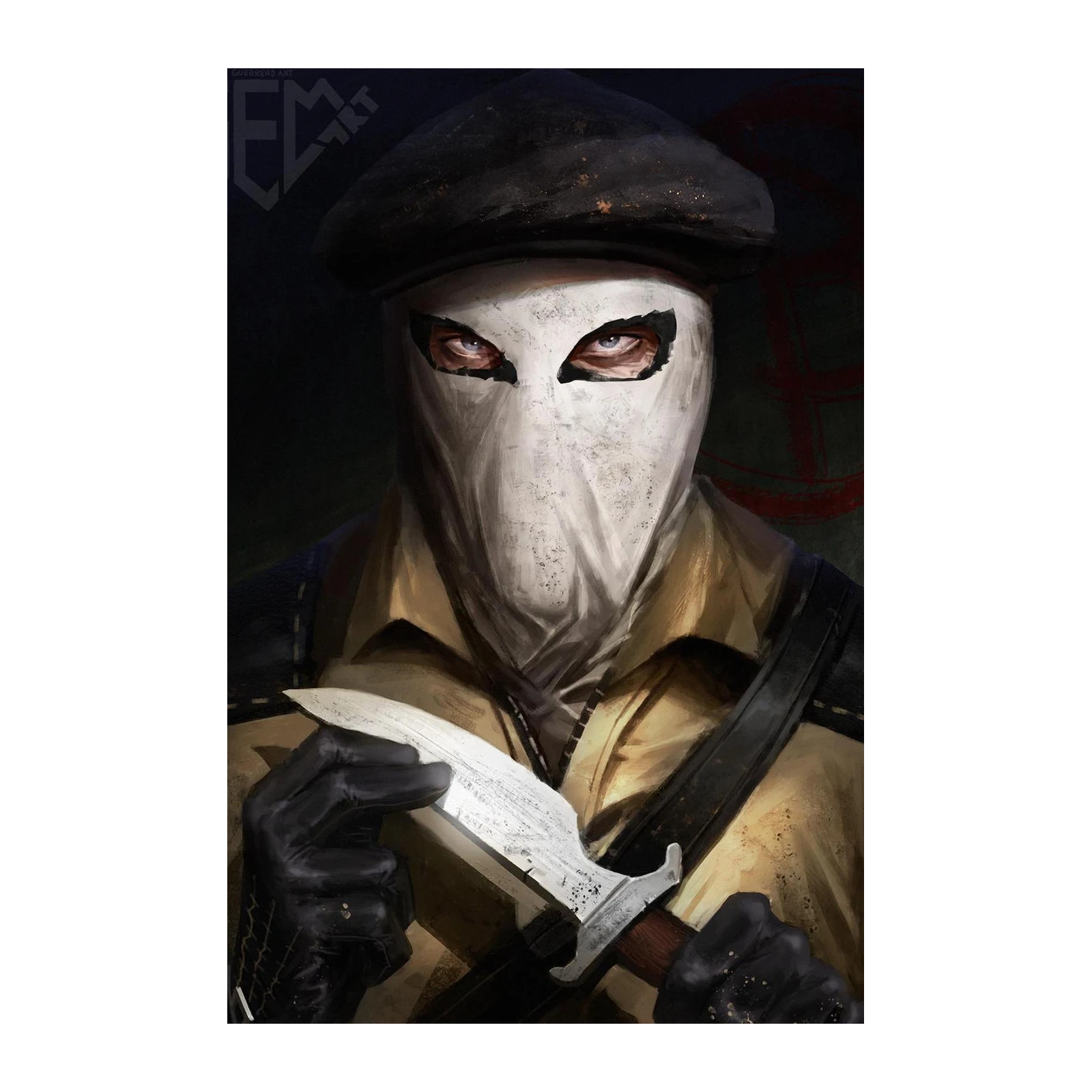 Mysterious Figurine Wall Art