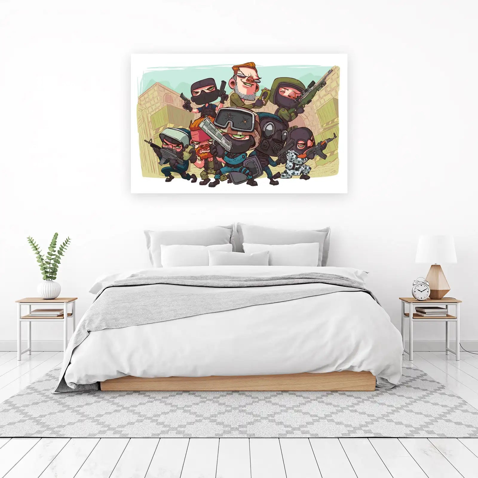 CS:GO Chibi Characters Wall Art