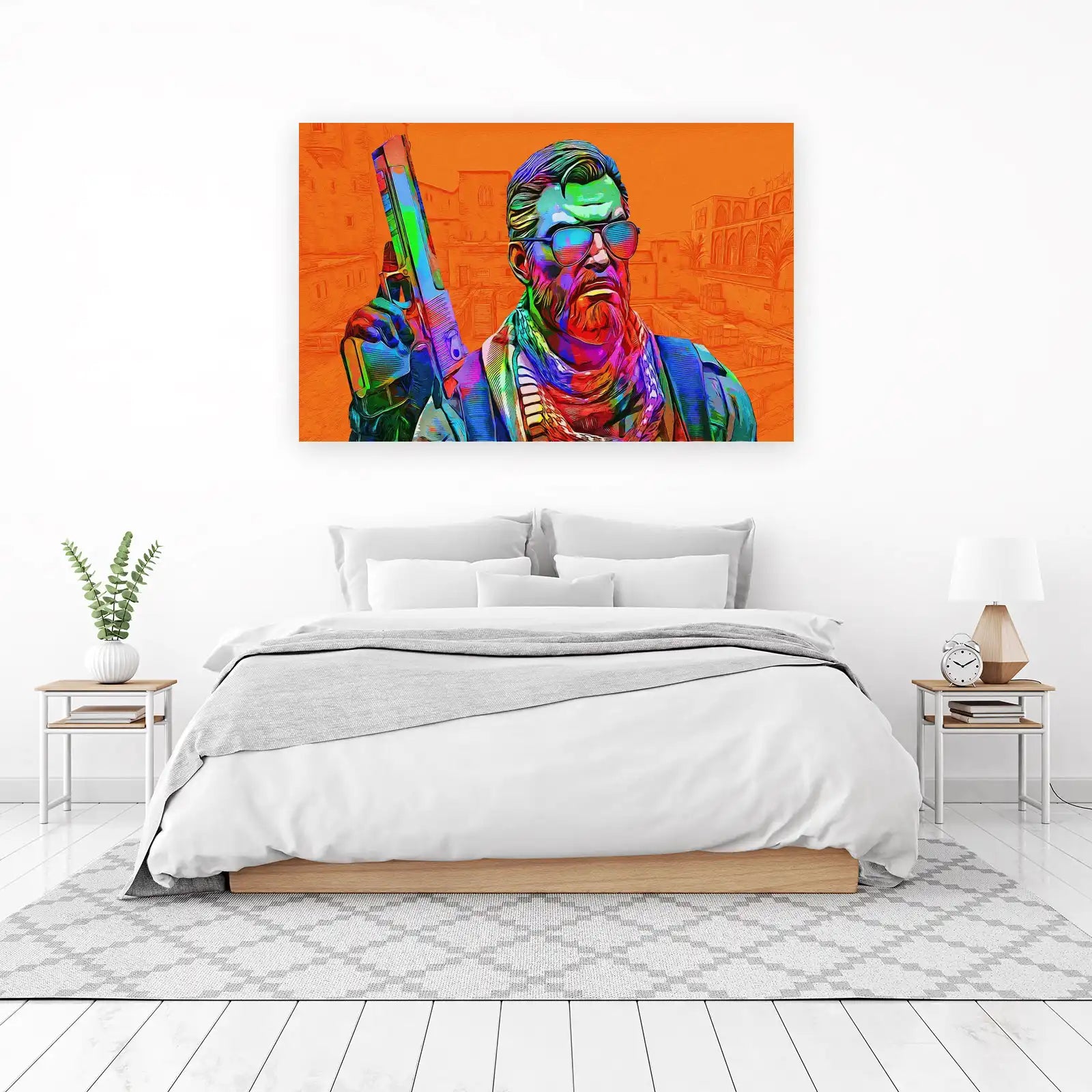 Vibrant CS:GO Desert Funk Wall Art
