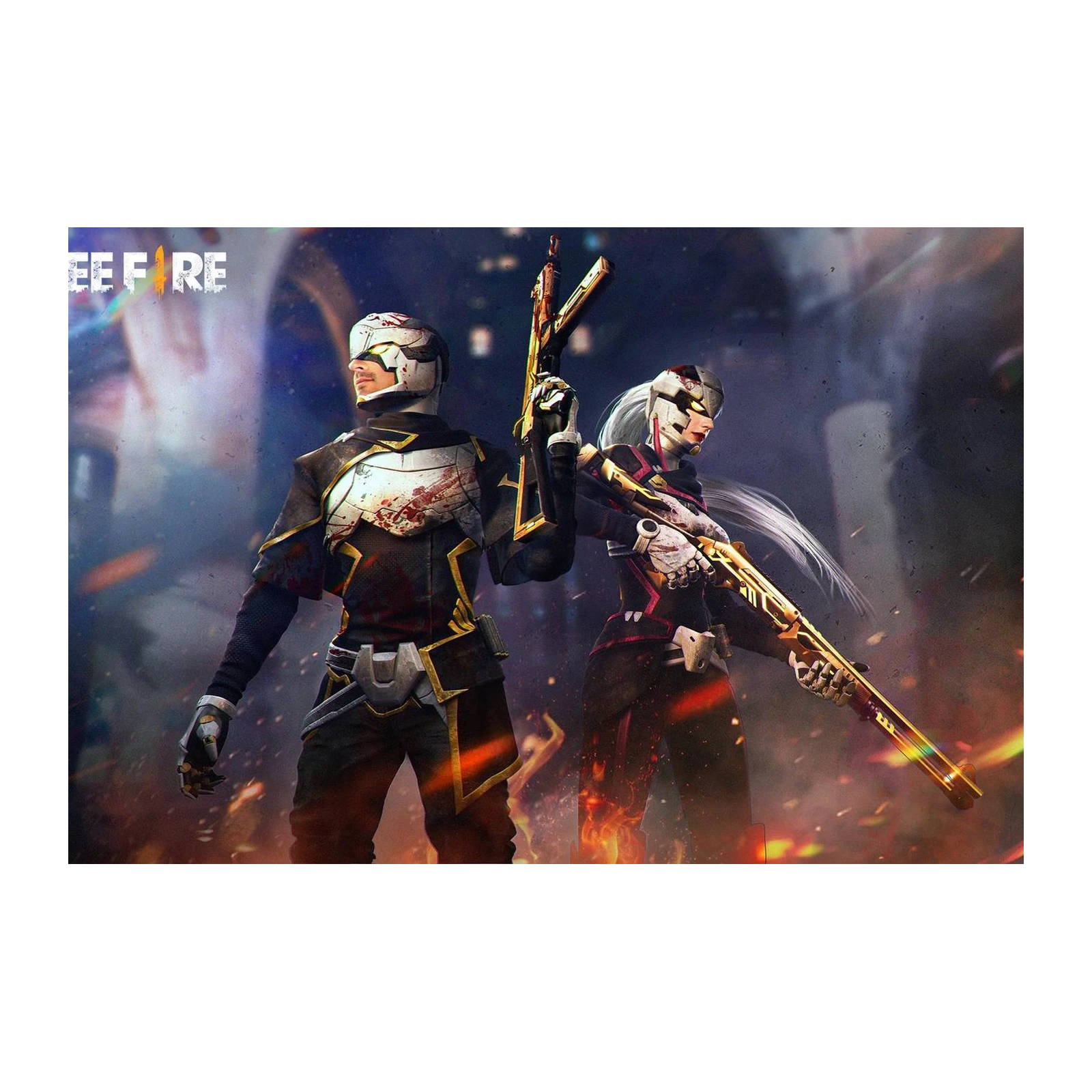 Epic Free Fire Duo Wall Art