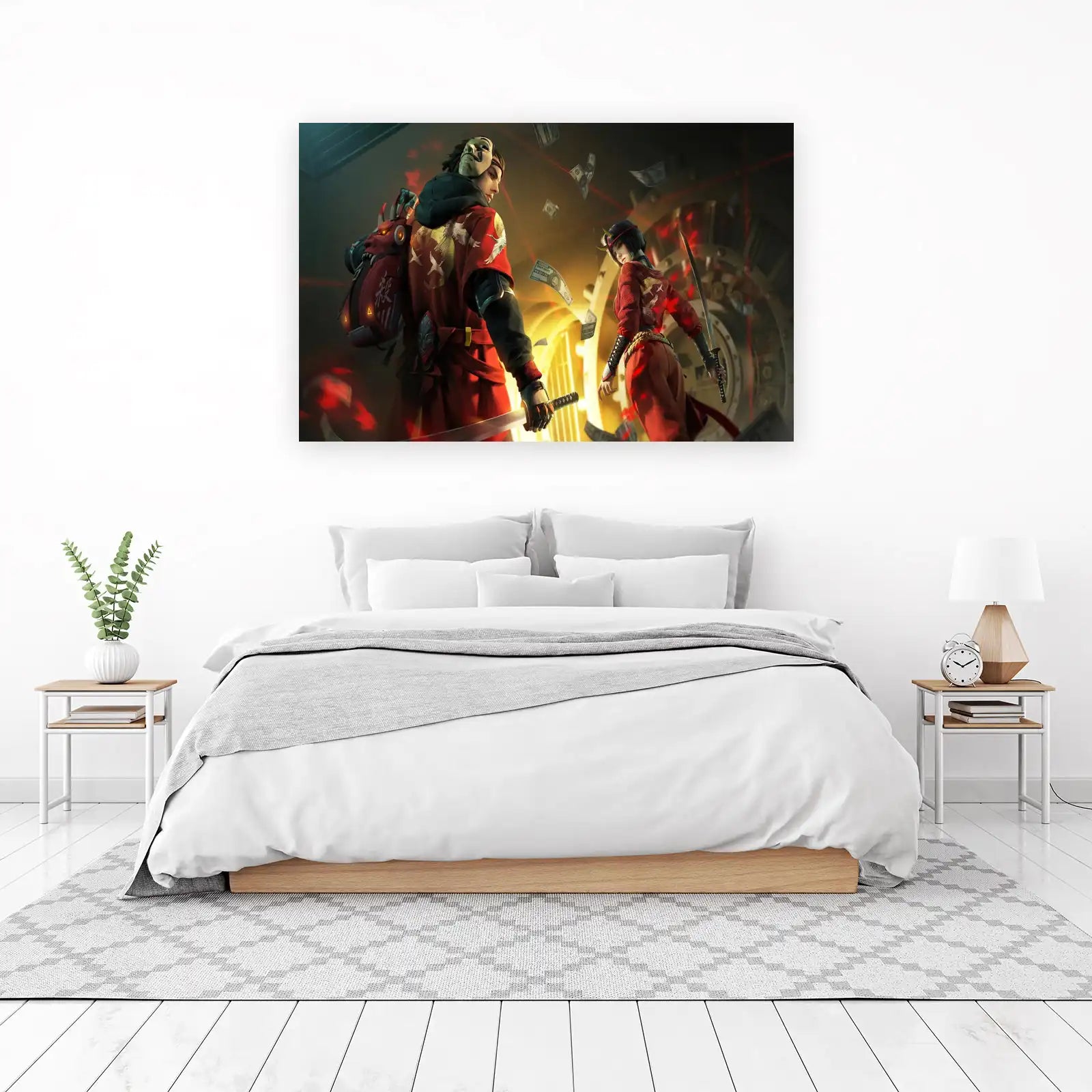 Samurai Bank Heist Wall Art