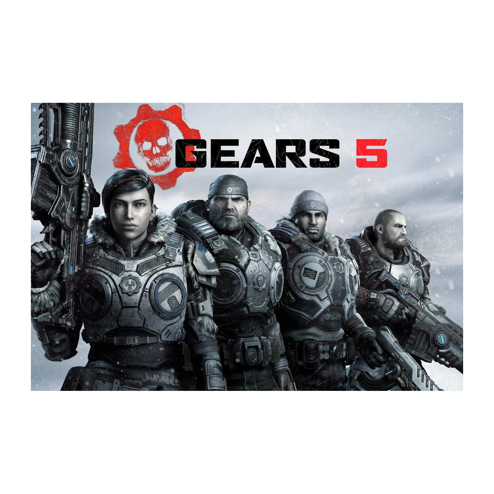 Gears 5 Heroes Snow Battle Wall Art
