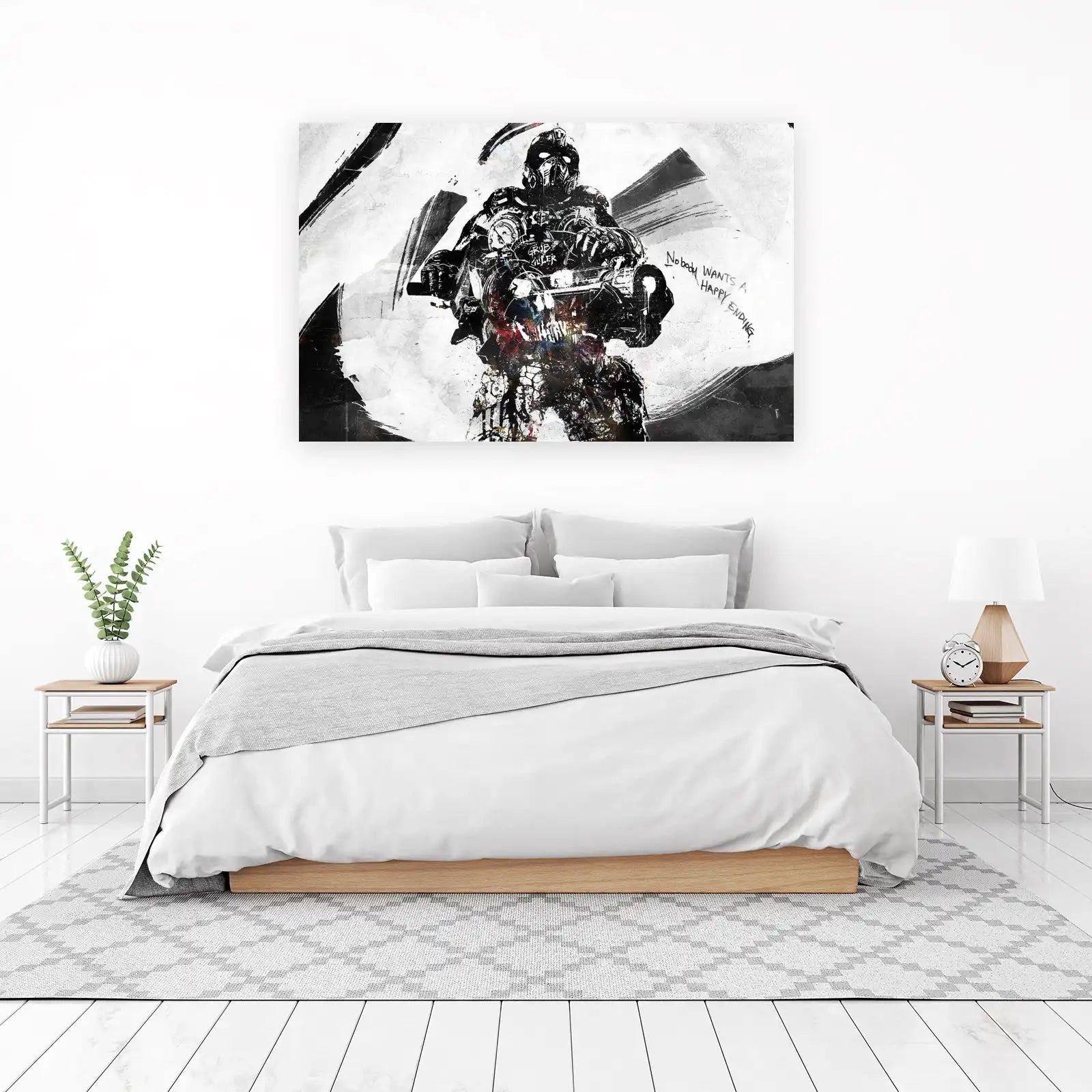 Grub Killer Sci-Fi Warrior Wall Art