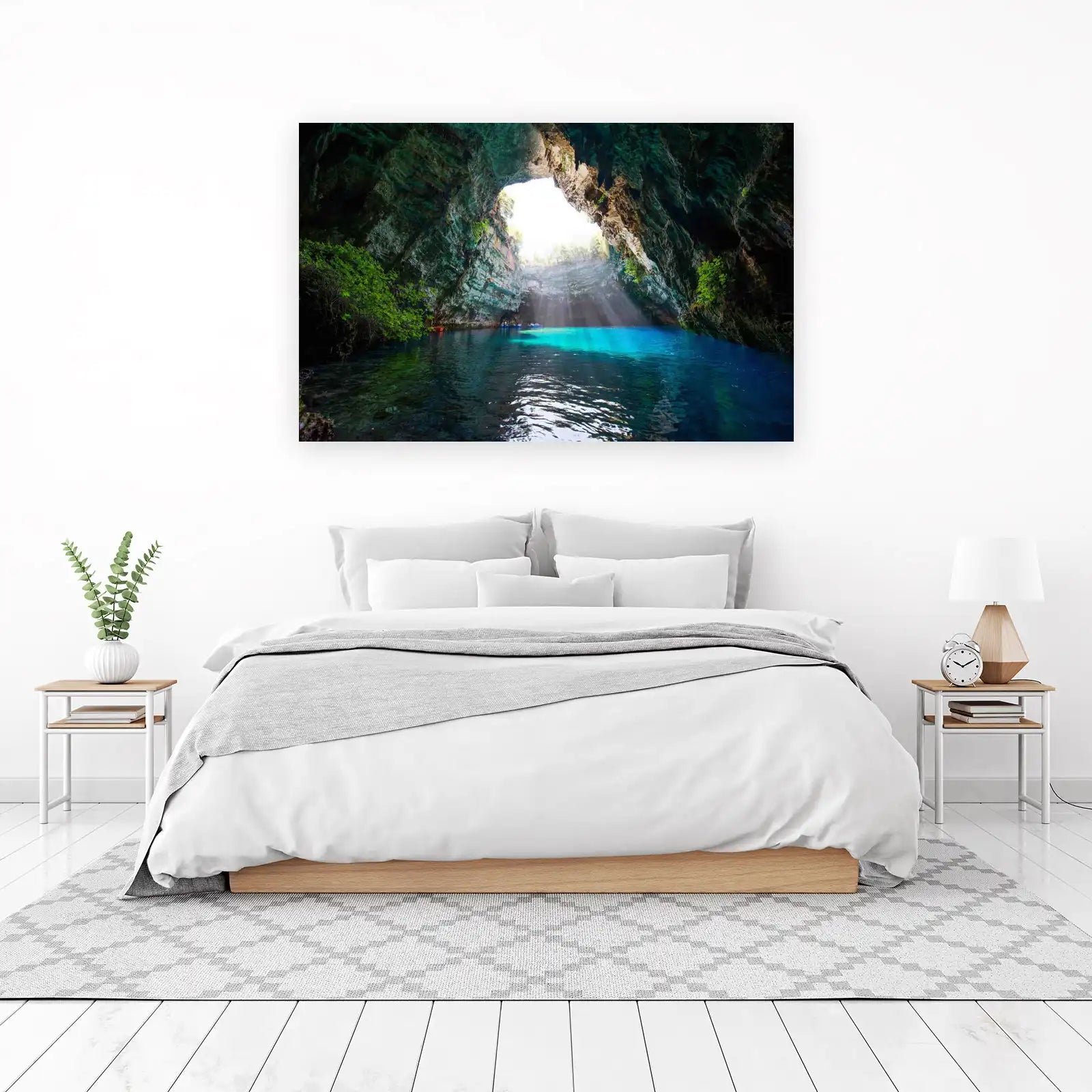 Mystic Cave Lake Serenity Wall Art