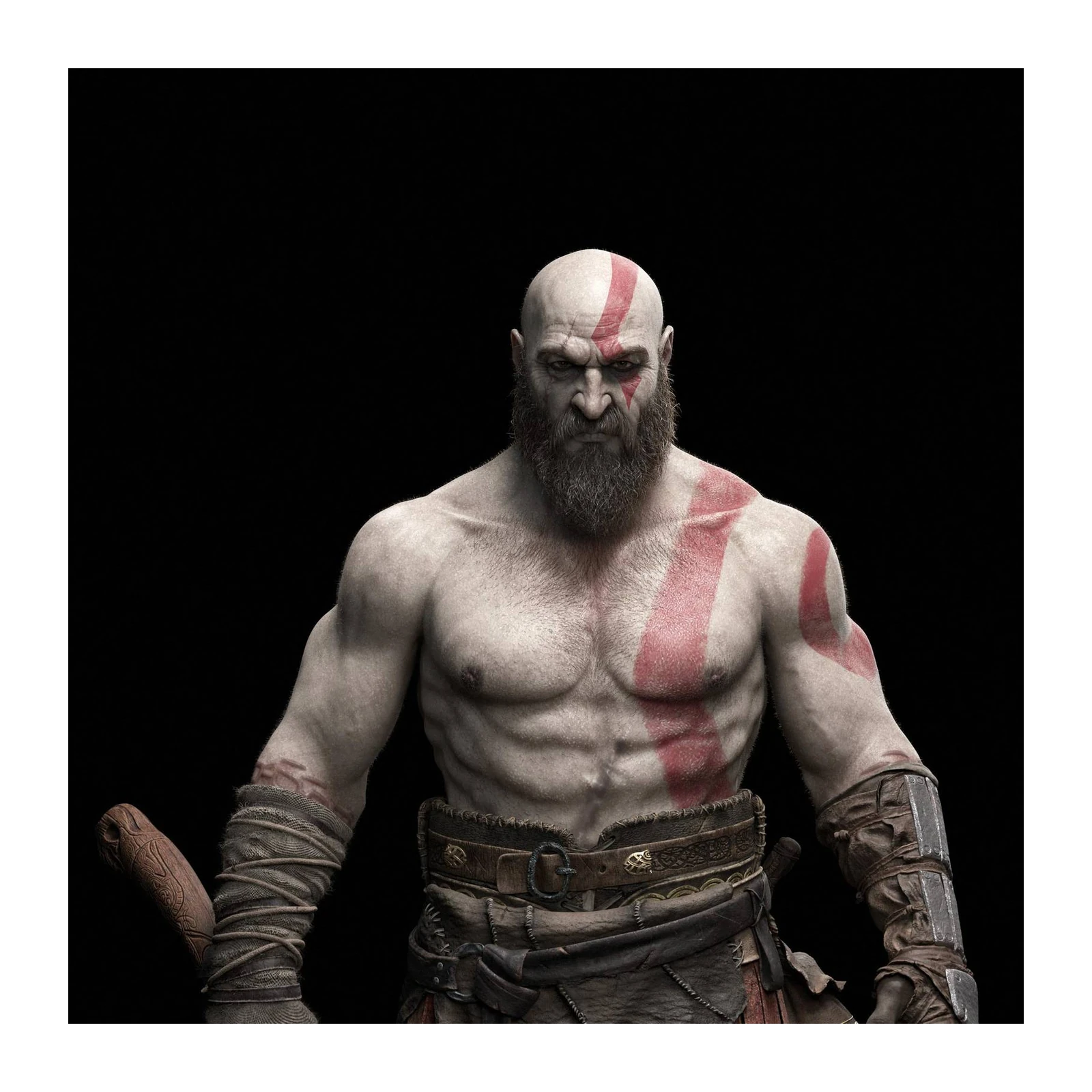 Kratos "Ghost of Sparta" Wall Art