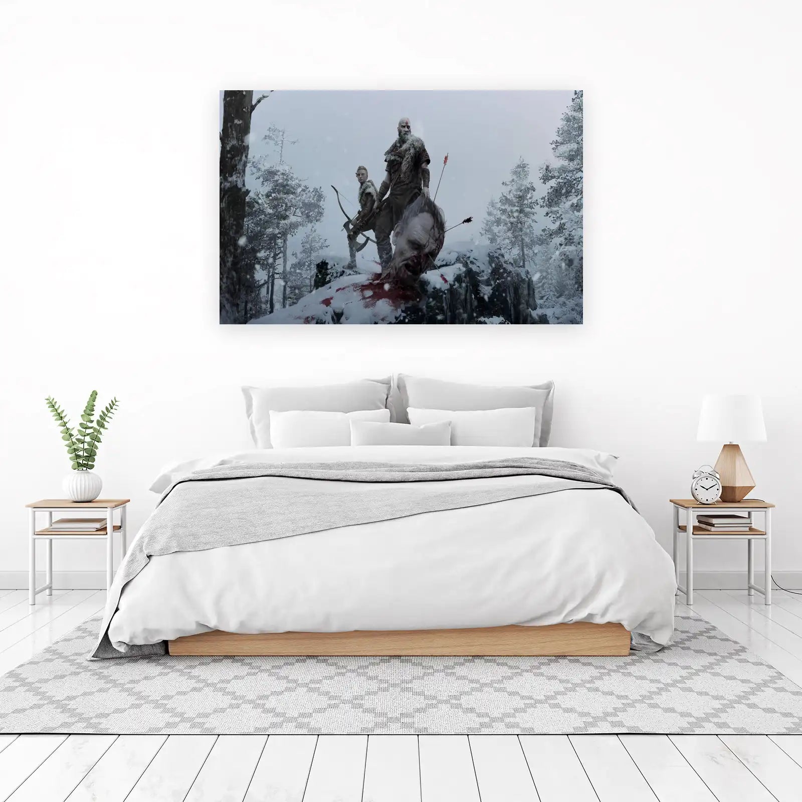 Epic Father & Son Nordic Victory Wall Art