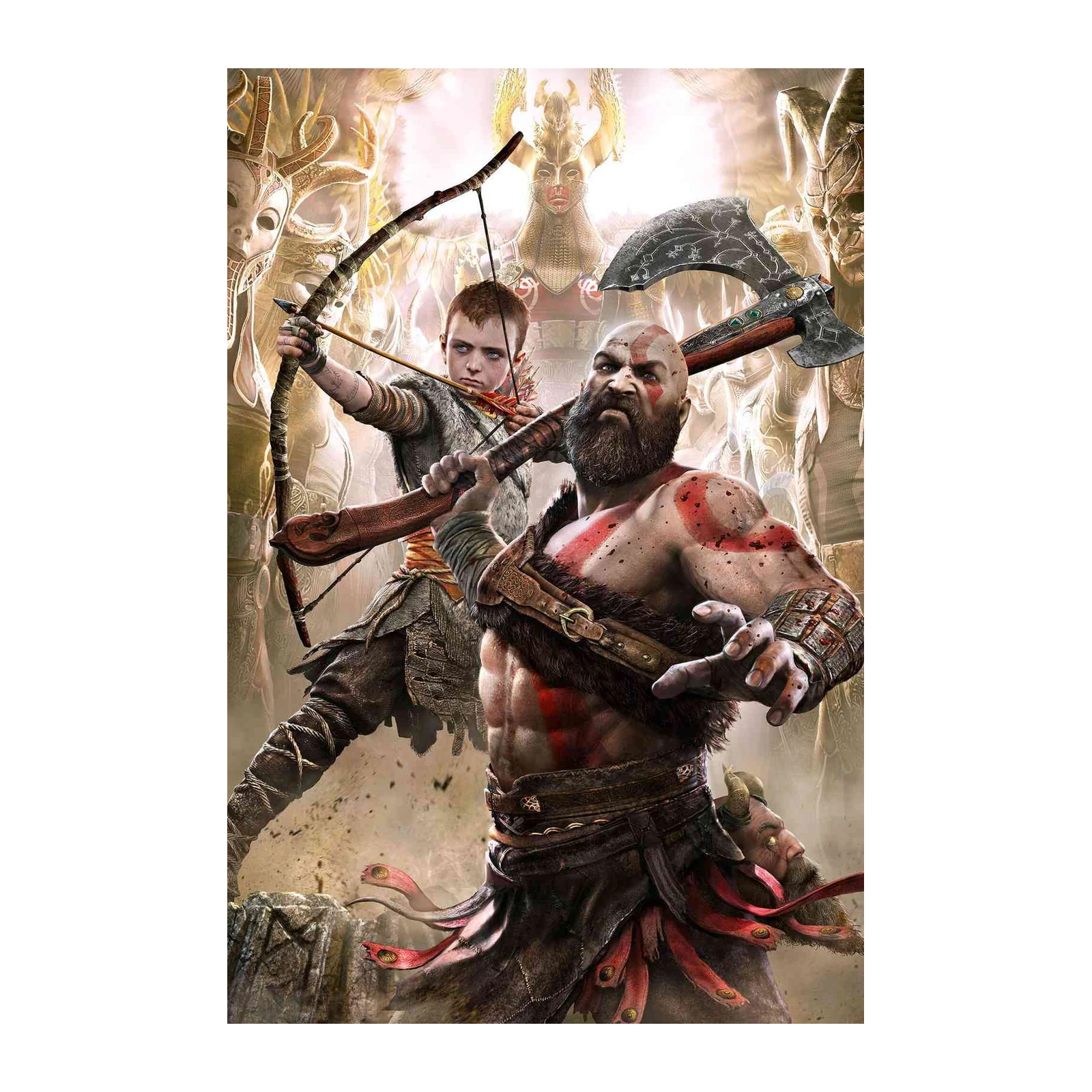 God of War Kratos & Atreus Wall Art