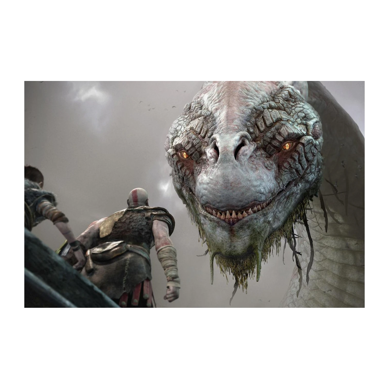 Epic Dragon Encounter Wall Art - Gaming Art
