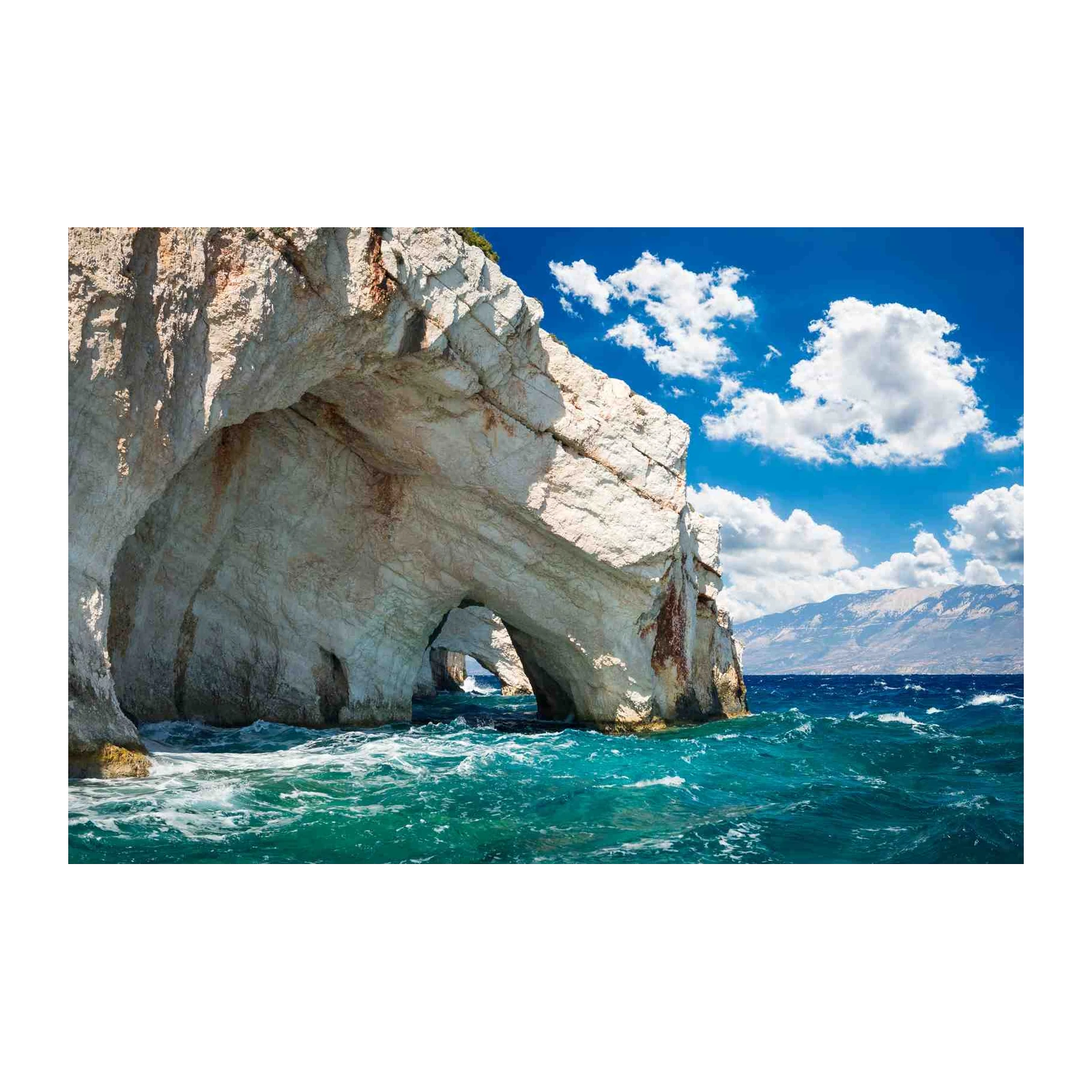 Serene Ocean Caves & Cliffs Wall Art