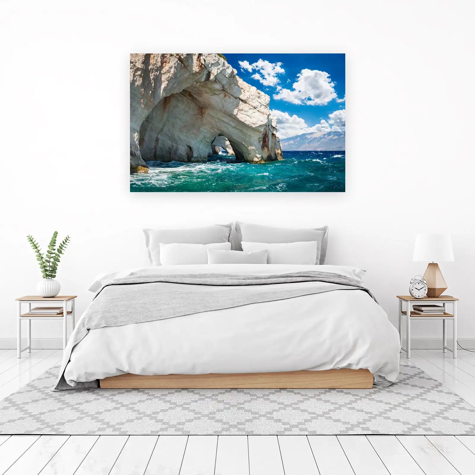 Serene Ocean Caves & Cliffs Wall Art