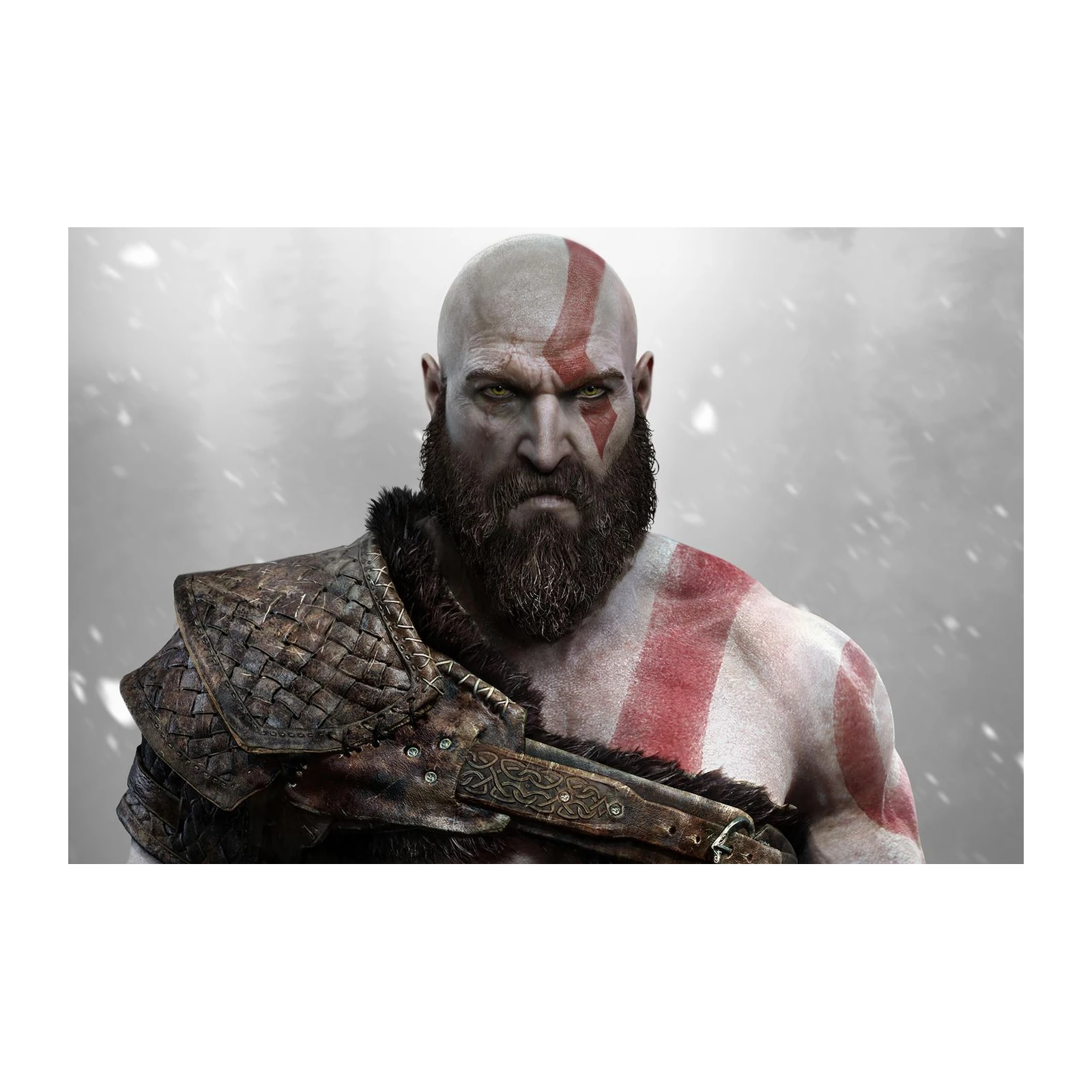 Epic Kratos Portrait Wall Art