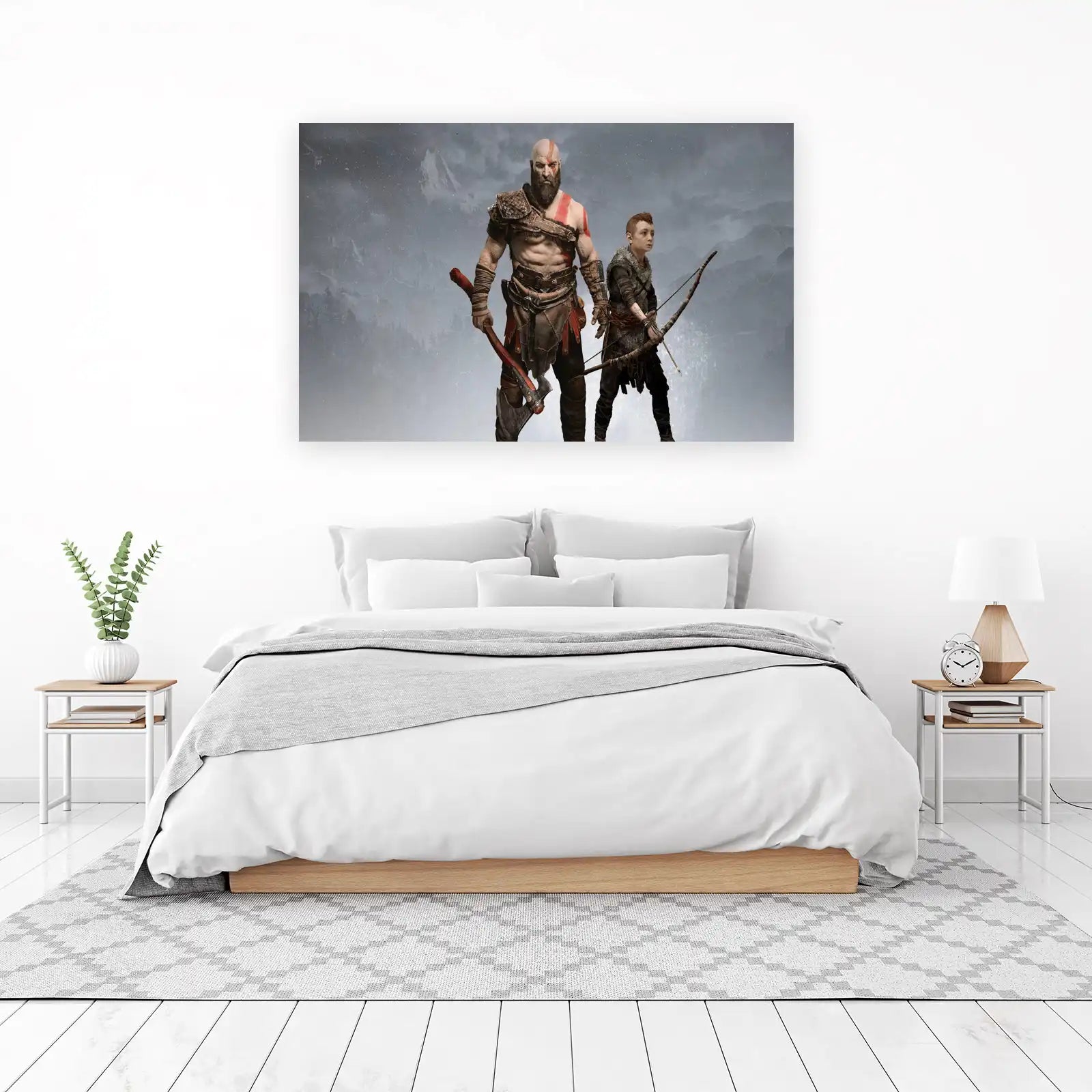 God of War Kratos & Atreus Wall Art