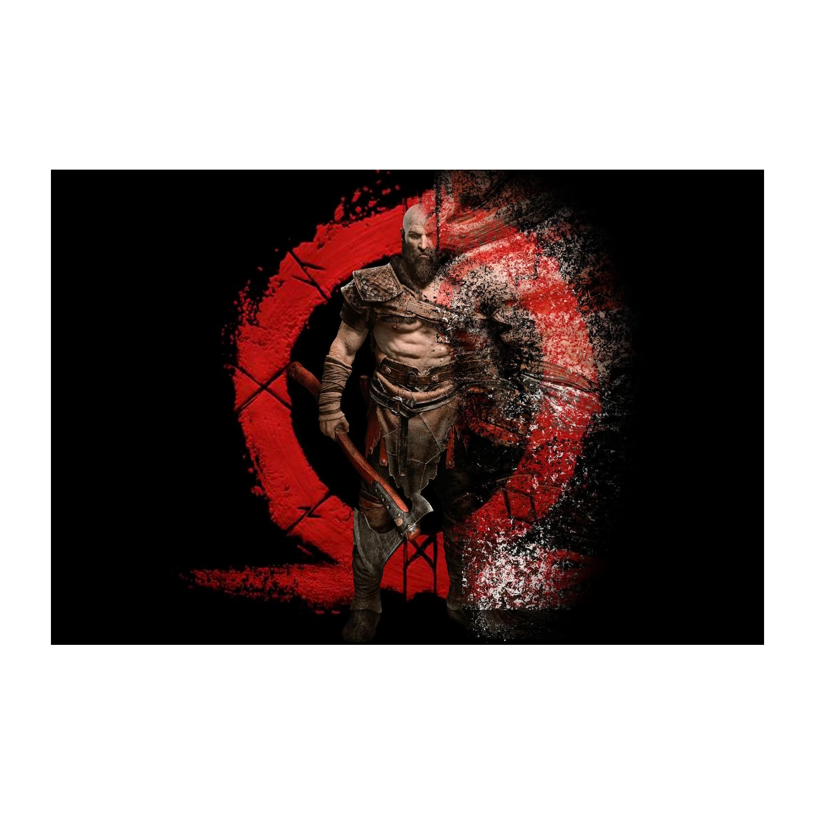 Kratos God of War Fury Wall Art