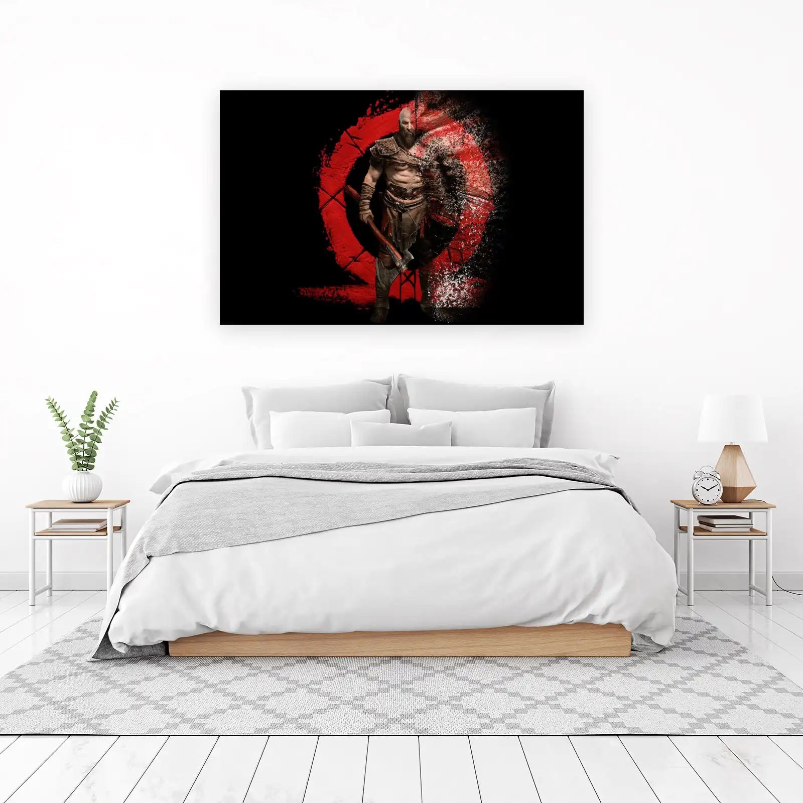 Kratos God of War Fury Wall Art