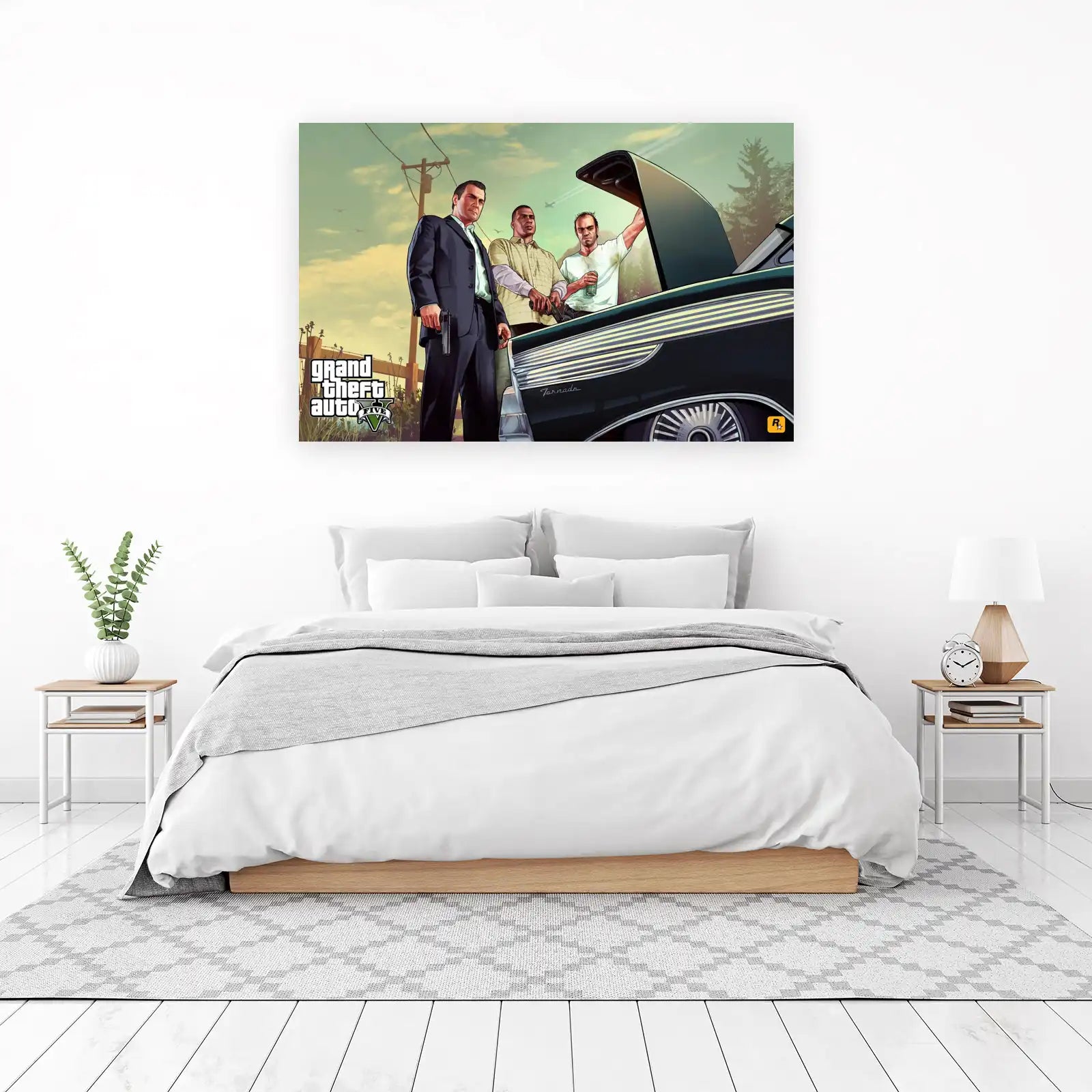 Grand Theft Auto V Characters Wall Art