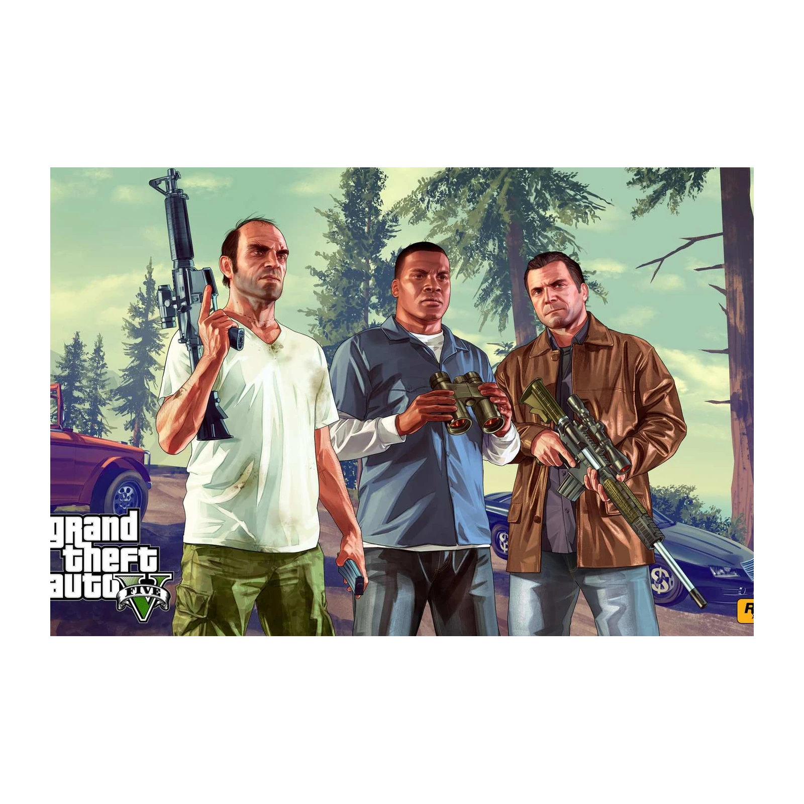 Grand Theft Auto V Trio Wall Art
