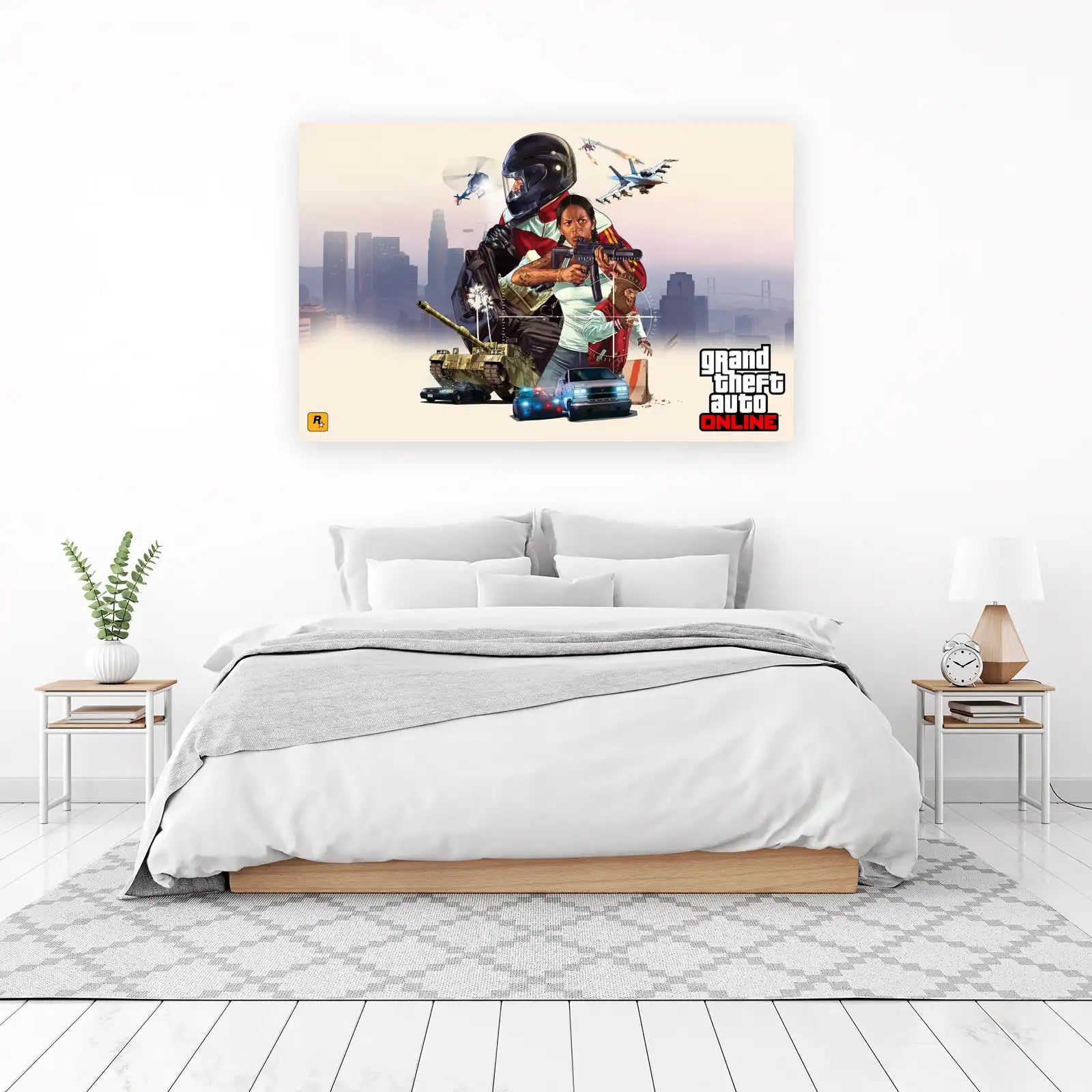 Grand Theft Auto Online Action Scene Wall Art