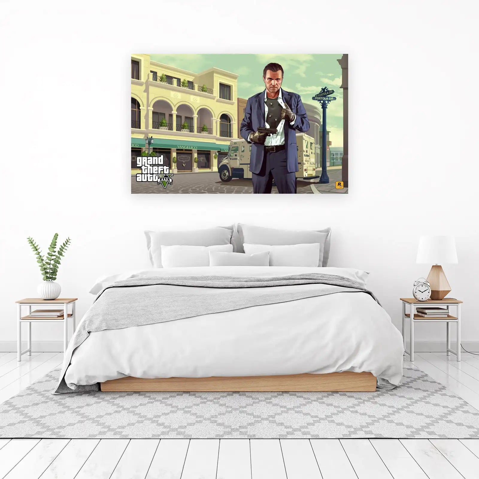 Bold Michael De Santa GTA V Wall Art