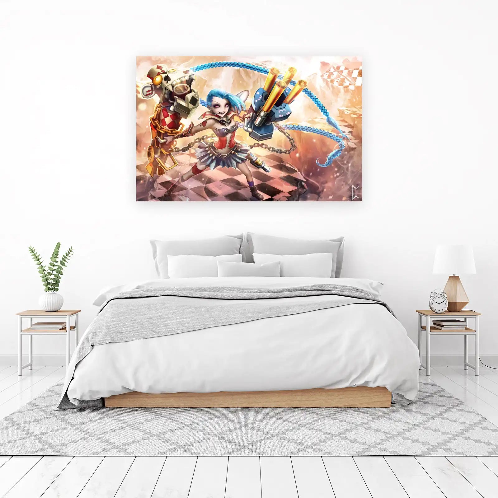 Jinx "The Loose Cannon" Anime Wall Art