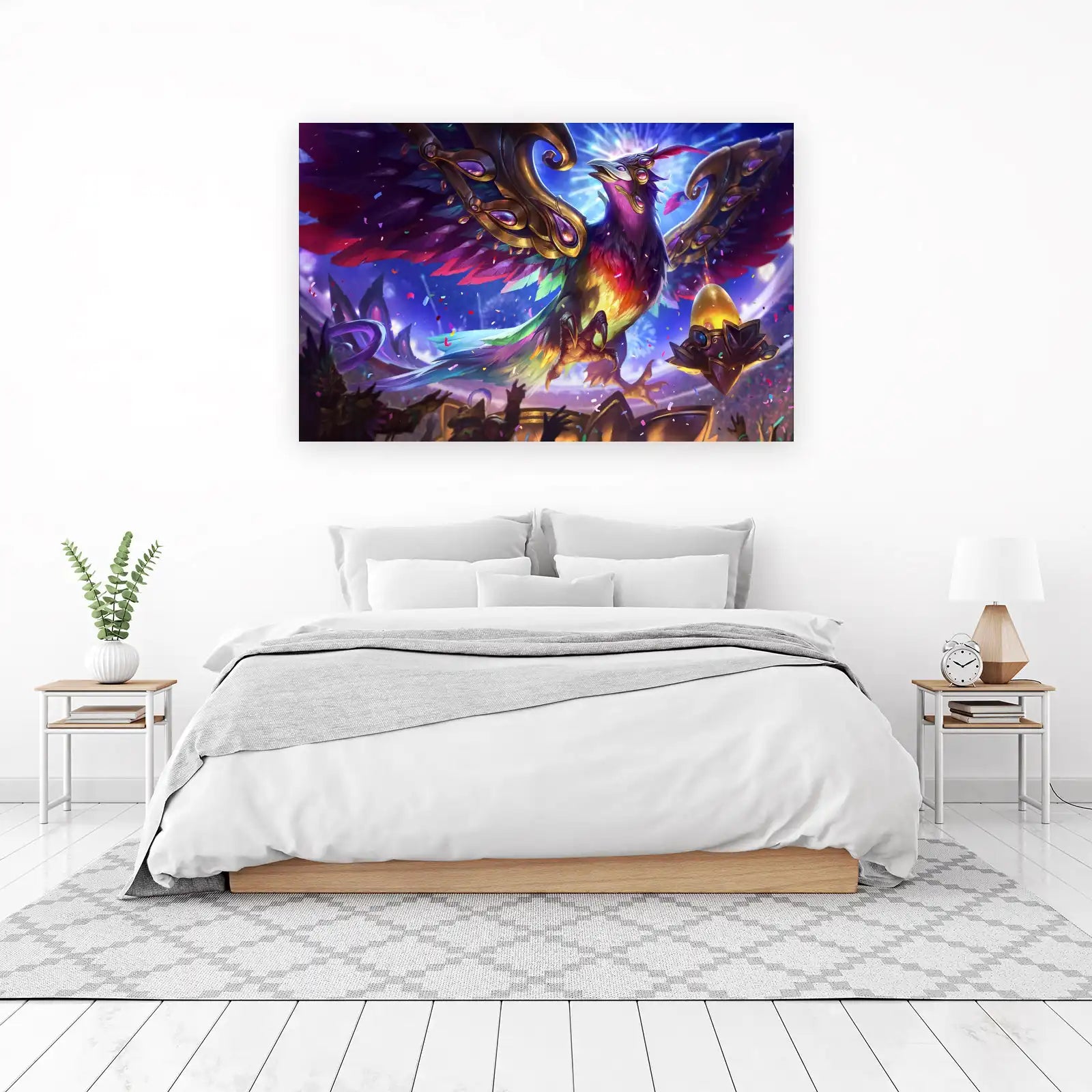 Majestic Phoenix Festival Wall Art