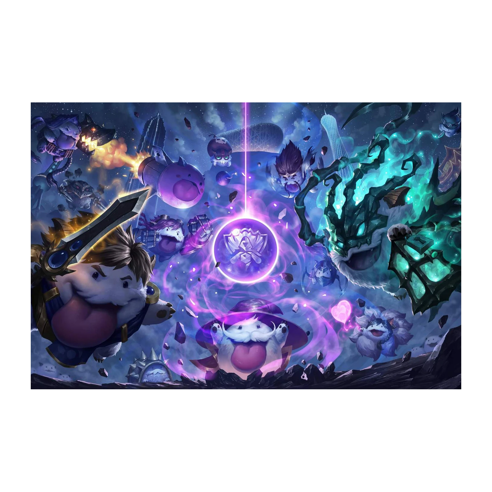 Epic Poro Battlegrounds Wall Art