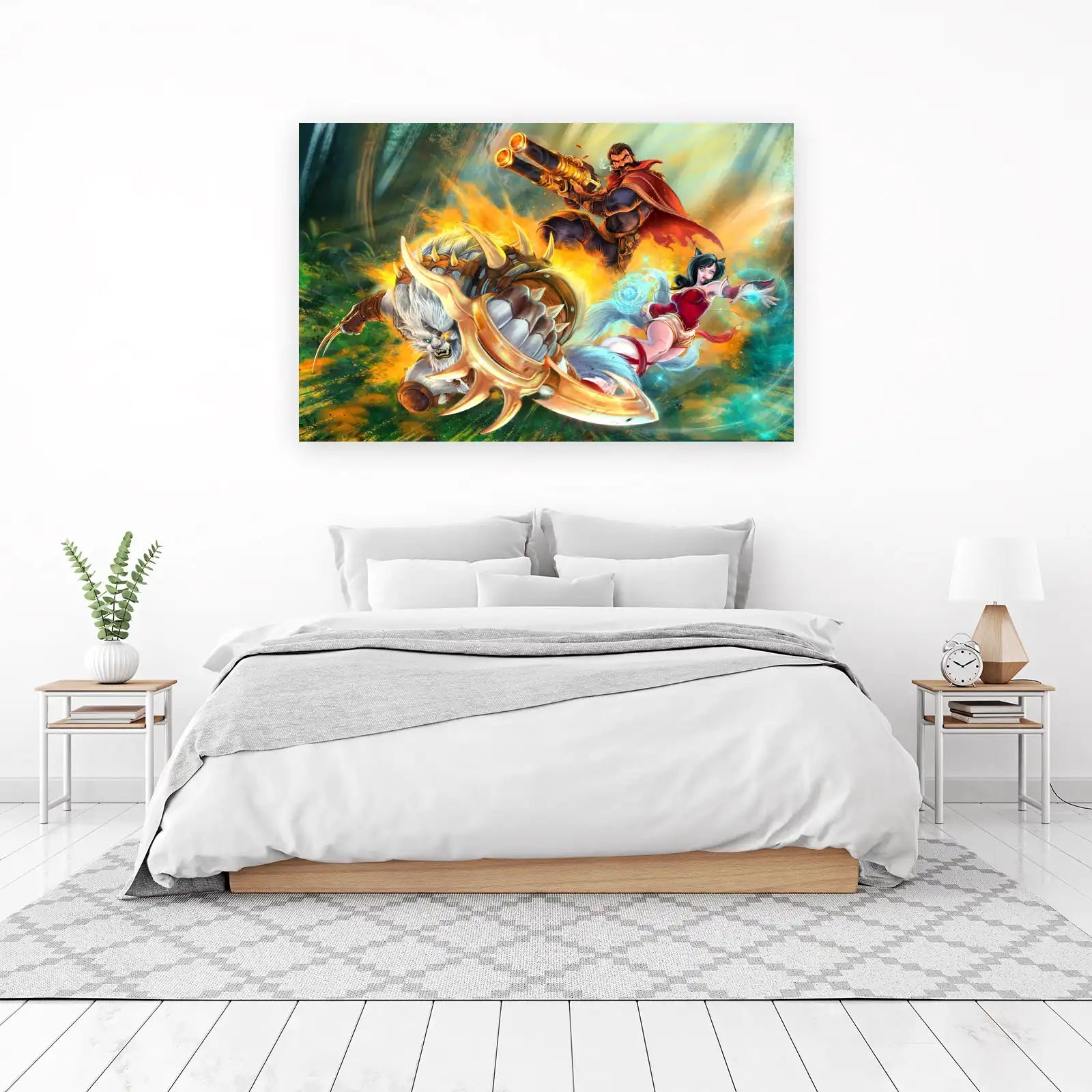 Gaming Action Heroes Wall Art