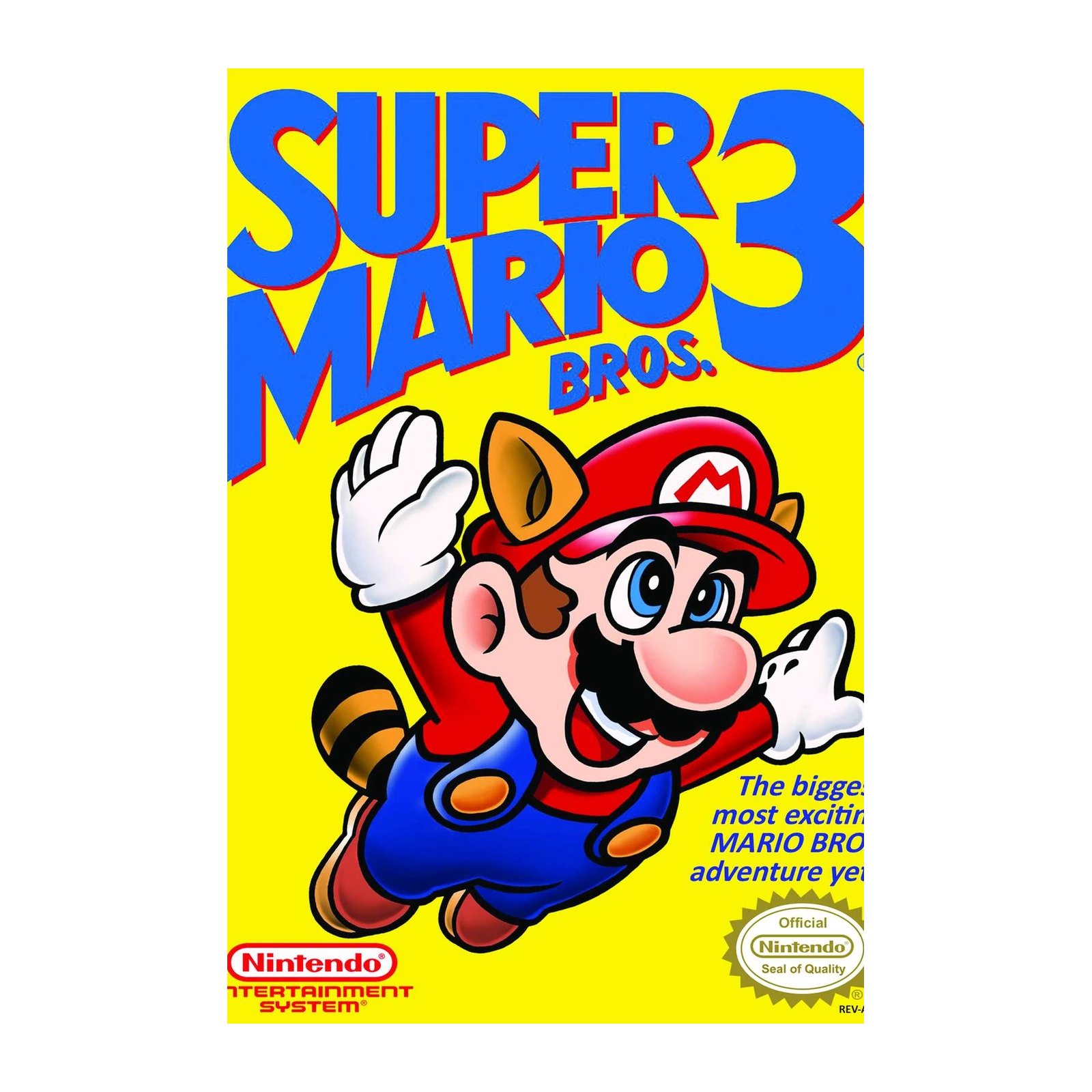 Super Mario Bros. 3 Raccoon Mario Wall Art