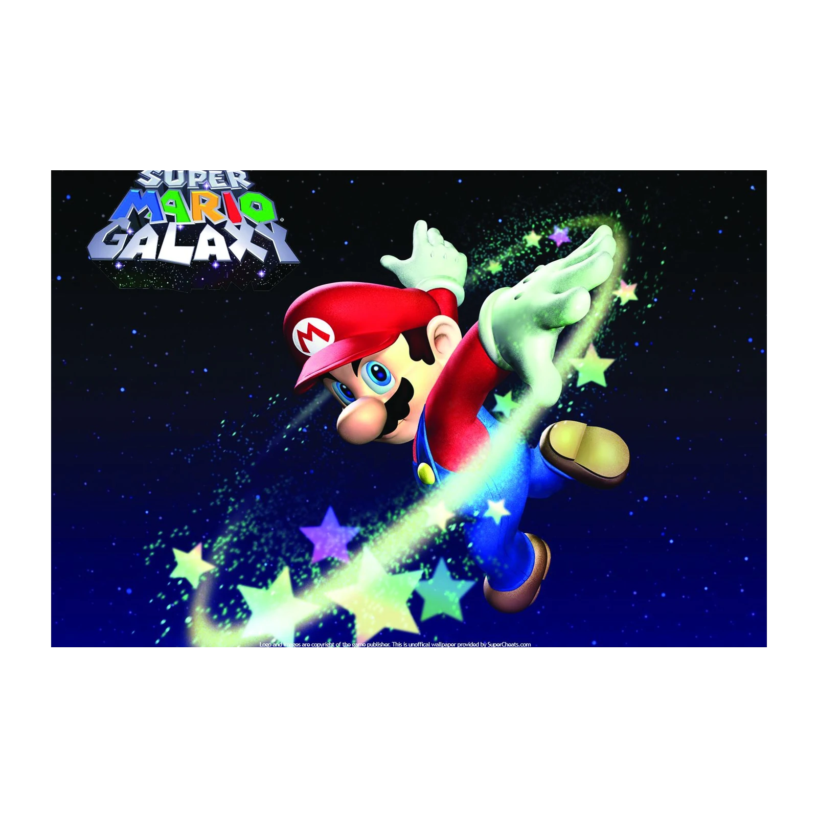 Super Mario Galaxy Star Jump Wall Art